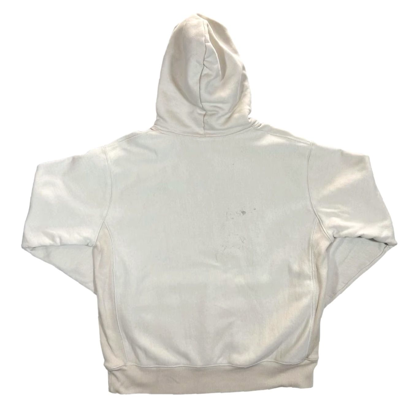 Champion CHAMPION Reverse Weave Classic Embroidered Mini Logo Cream Pullover Hoodie XL Mens Size US XL / EU 56 / 4 - 2 Thumbnail