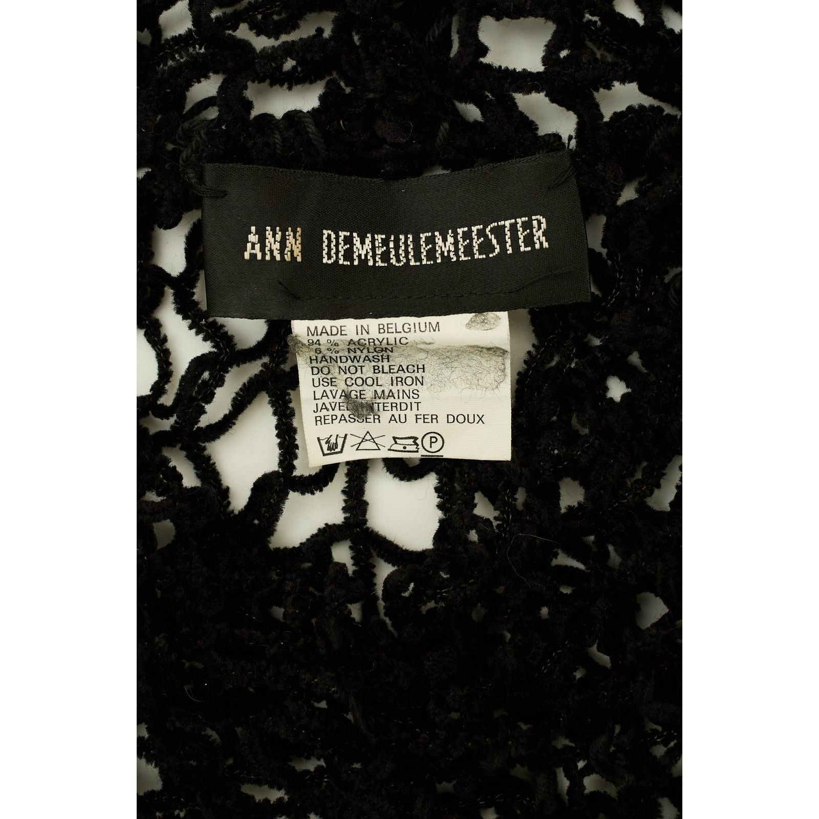 Ann Demeulemeester Spider Web Netted Knit Sweater Size ONE SIZE - 3 Thumbnail