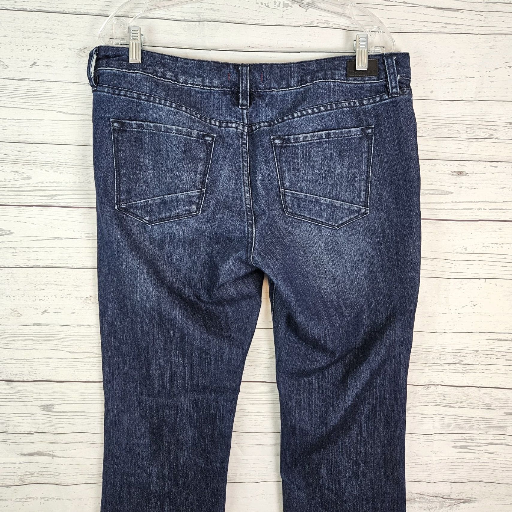Vintage Dear John Karlie Cropped Jeans Sz 30 Blue Mid Rise Raw Hem Womens Size 30" / US 8 / IT 44 - 4 Thumbnail