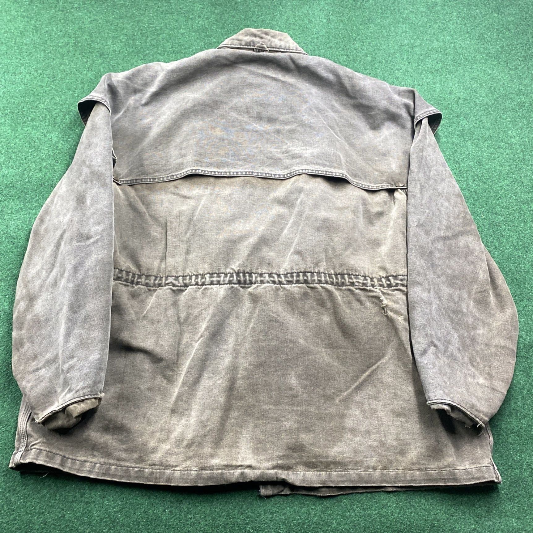 Carhartt VINTAGE Carhartt Jacket Mens XL Brown 90S Faded Barn Full Zip Work Coat USA MADE Size US XL / EU 56 / 4 - 3 Thumbnail