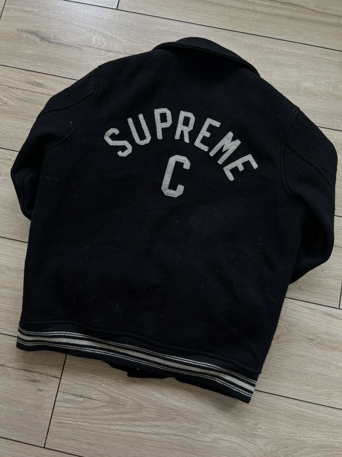 Supreme Supreme Captain Varsity Jacket | Grailed