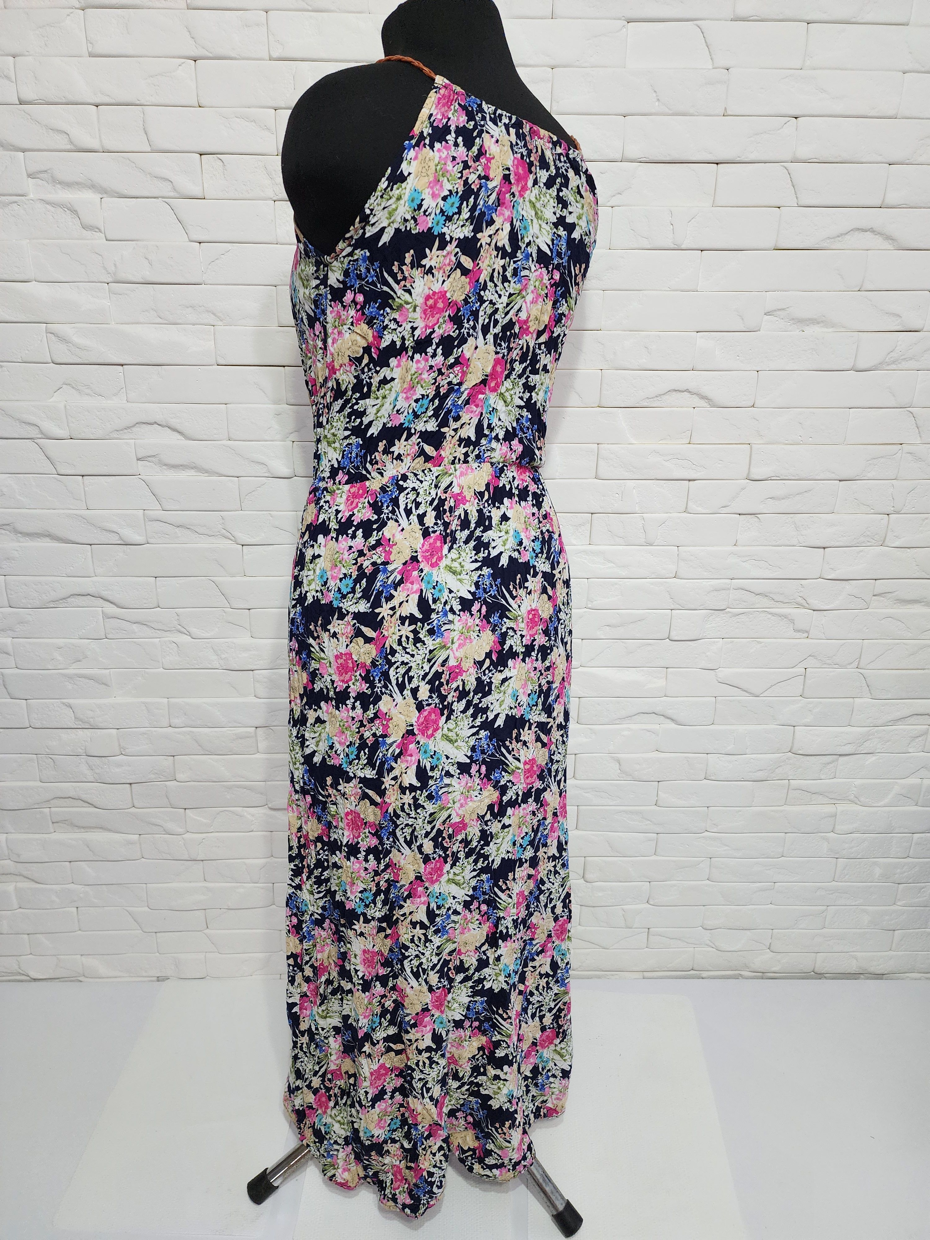 Other Stylish multi-colored dress made of genuine cotton. Size M / US 6-8 / IT 42-44 - 6 Thumbnail