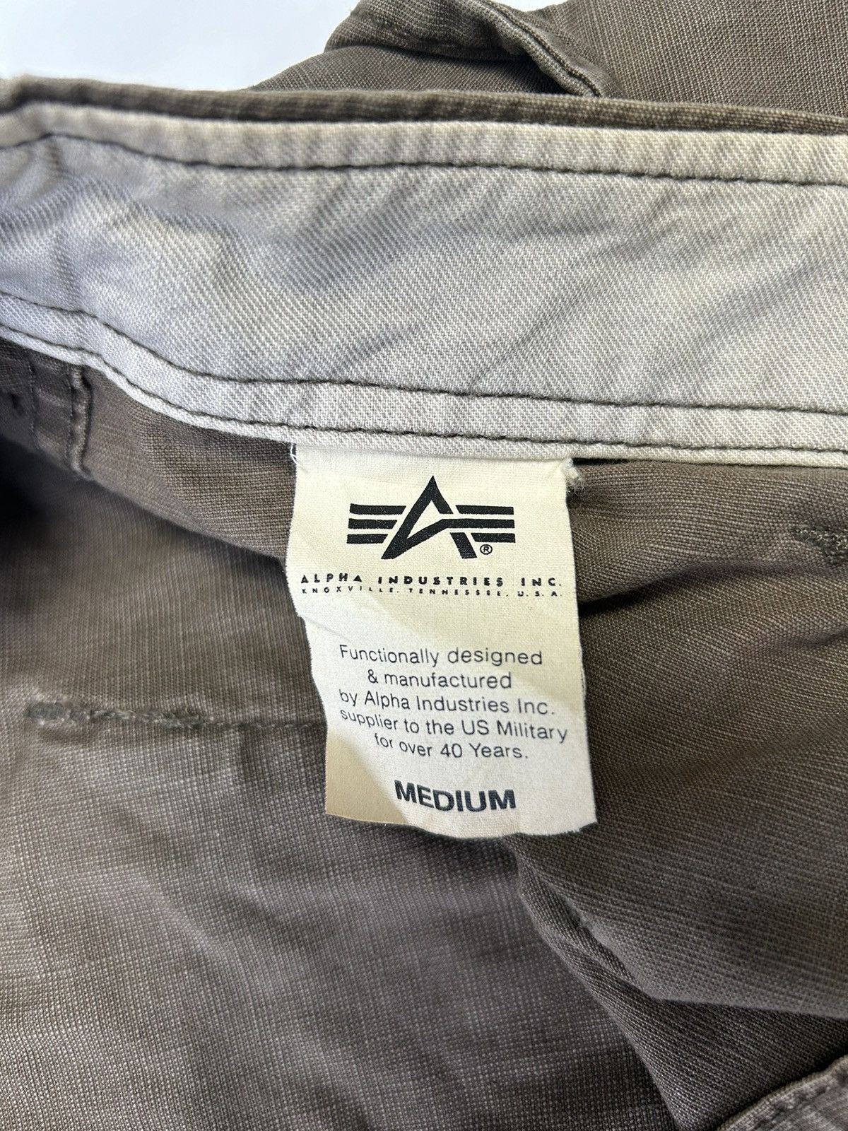 Alpha Industries × Vintage VINTAGE ALPHA INDUSTRIES INC MONKEY CARGO PANTS Size US 30 / EU 46 - 5 Thumbnail