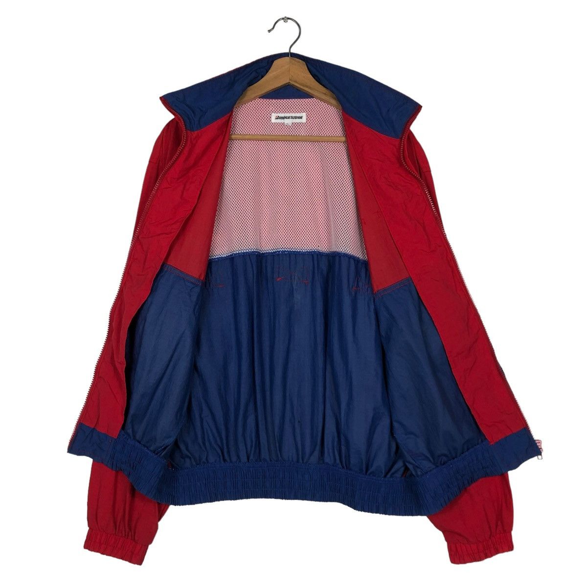 Japanese Brand 🔥VINTAGE BOMBER JACKET BRIDGESTONE BIG LOGO ISSEY MIYAKE Size US L / EU 52-54 / 3 - 14 Thumbnail