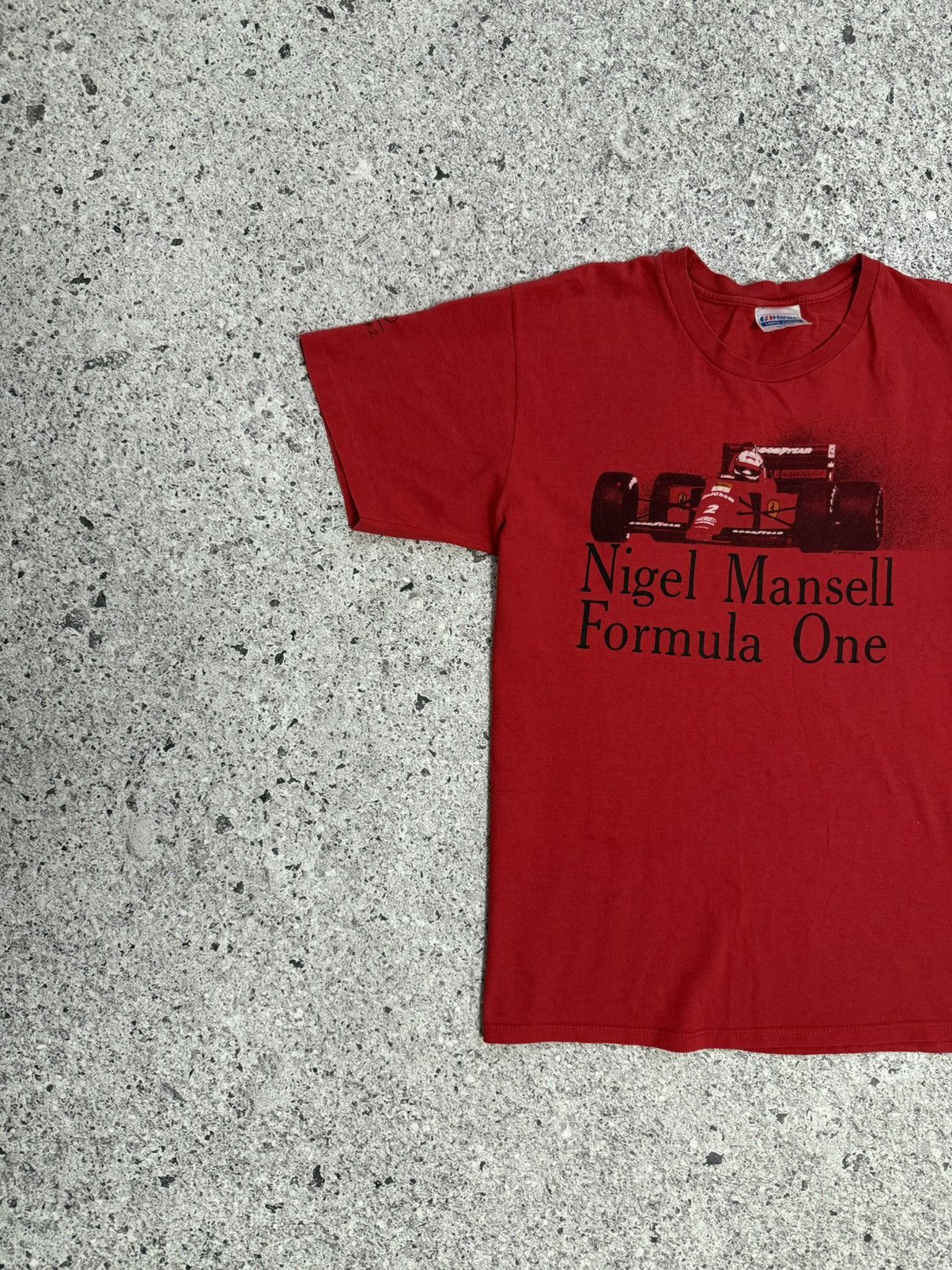 Formula 1 × Vintage Vintage 1990 Nigel Mansell Formula One Racing T-Shirt Size US L / EU 52-54 / 3 - 4 Thumbnail