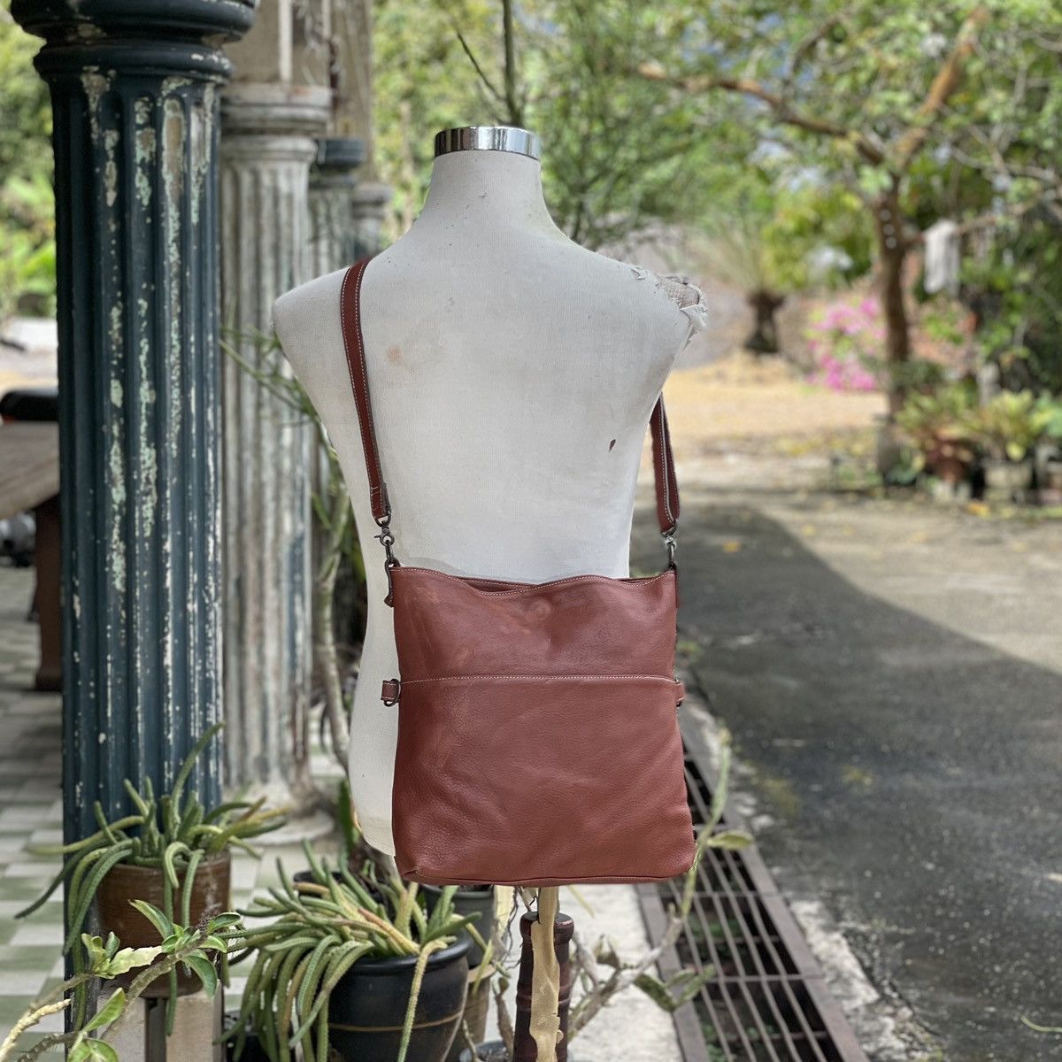 Genuine Leather × Leather Leather Crossbody Bag Size ONE SIZE - 4 Thumbnail
