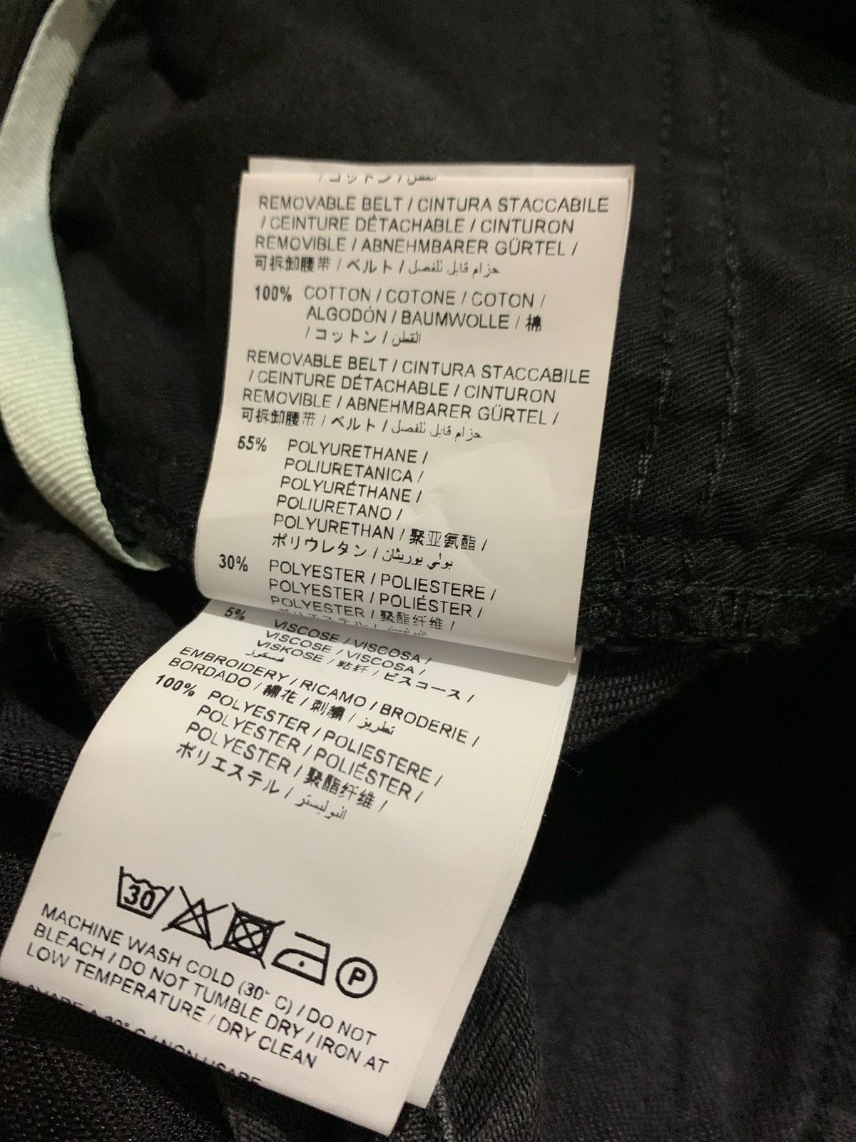 Off-White Off-White Black Denim Size US 31 - 15 Thumbnail