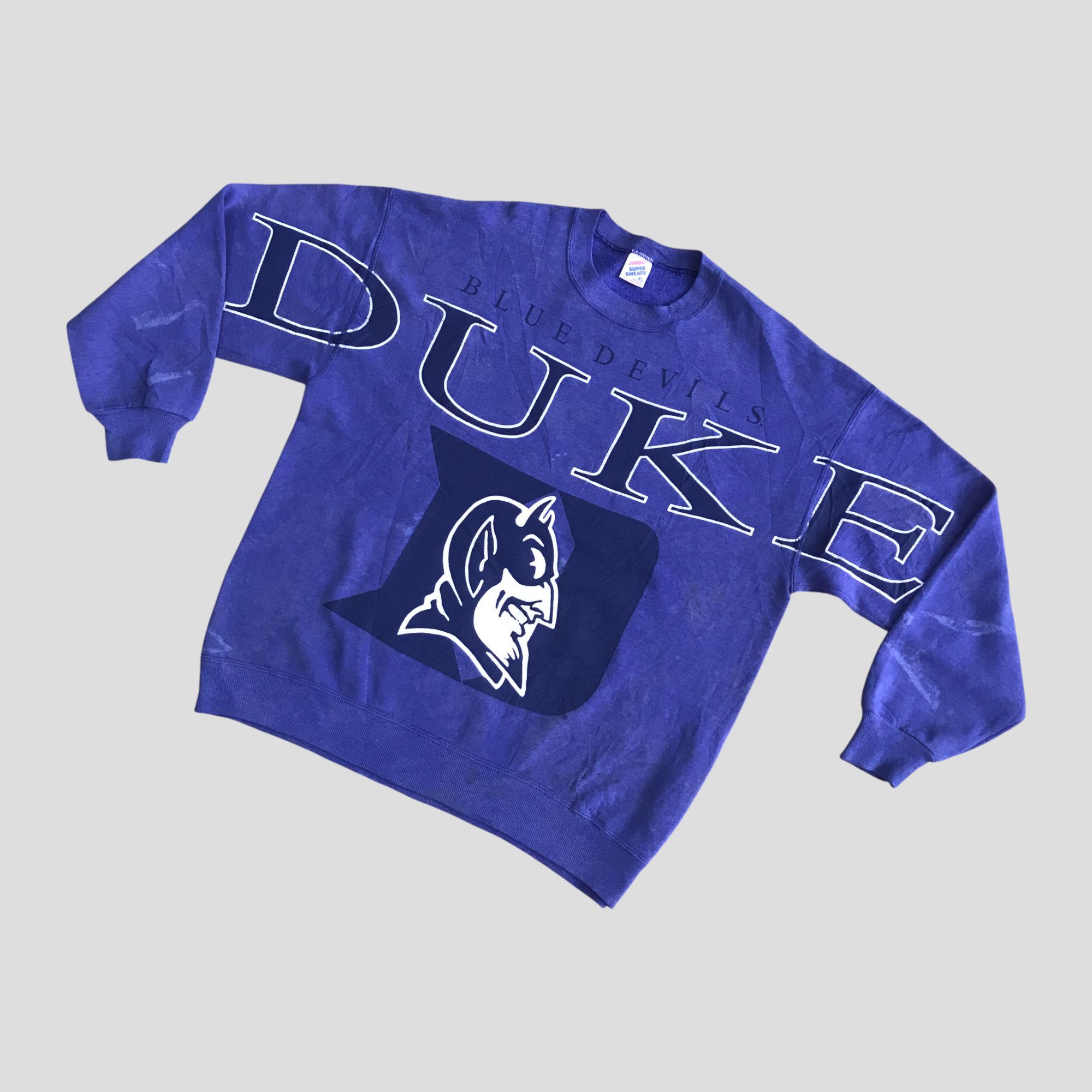 DUKE + DEXTER Vintage 90's Distressed Duke University Blue - 583 Size US XL / EU 56 / 4 - 1 Thumbnail