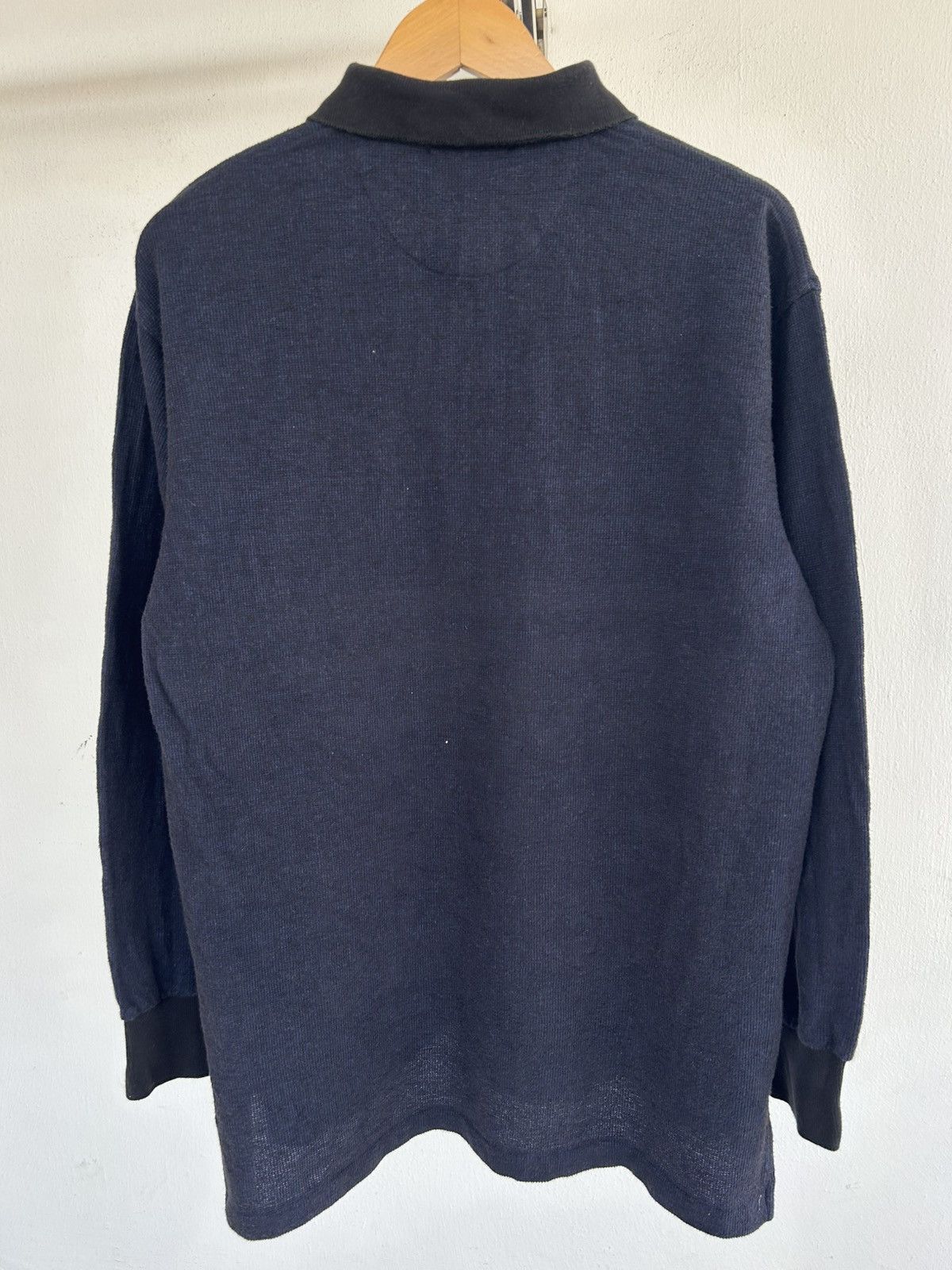 Burberry Burberry Polo Longsleeve Darkblue Size US M / EU 48-50 / 2 - 2 Thumbnail