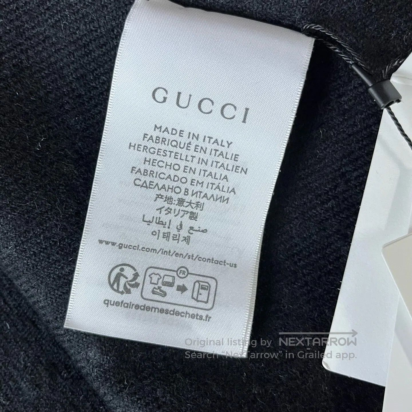 Gucci Guicci Flossed-edged woolen scarf with rolled edges| Size ONE SIZE - 5 Thumbnail