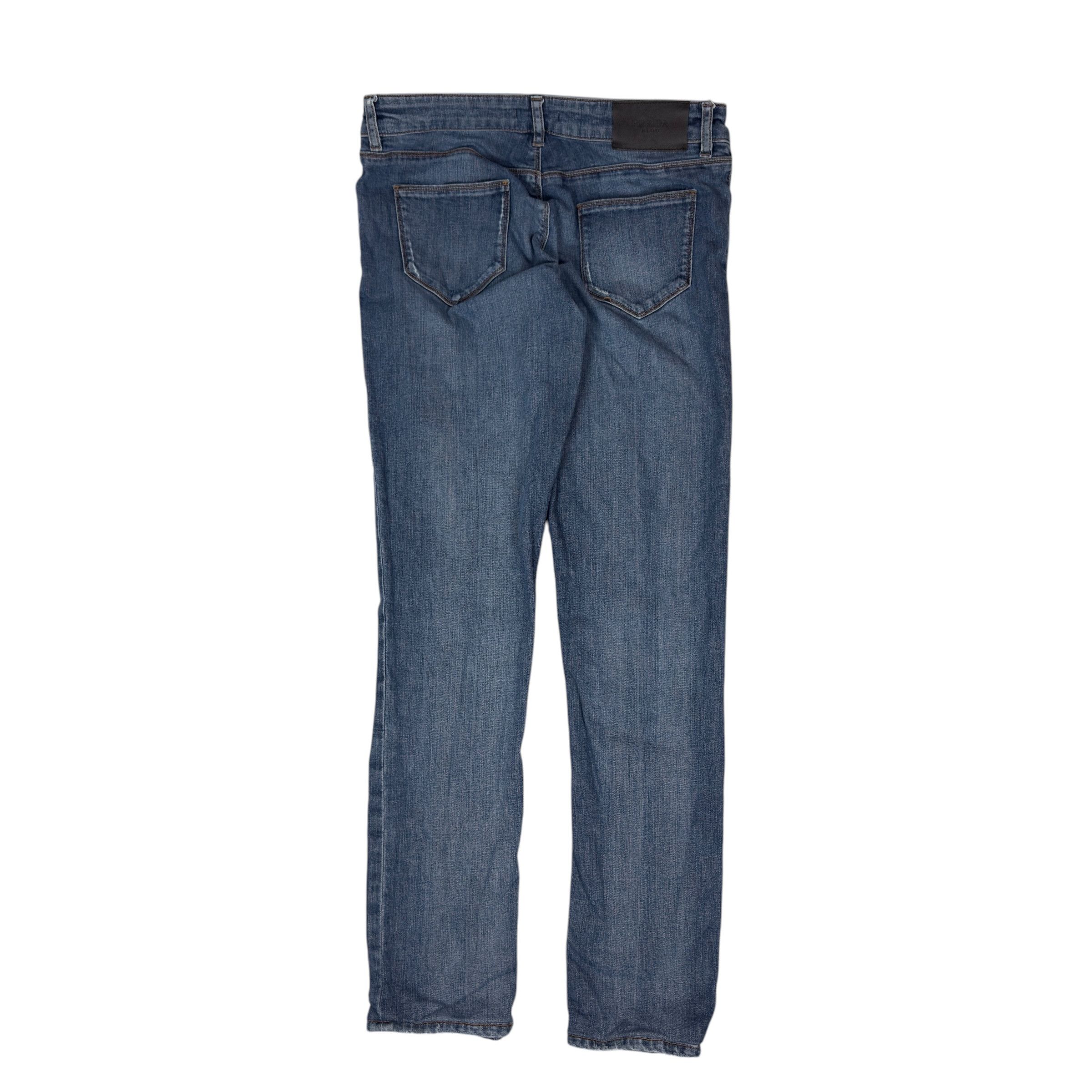 Prada Prada Contour Fit Blue Zip Fly Straight Leg Denim Jeans Size 30" / US 8 / IT 44 - 6 Thumbnail