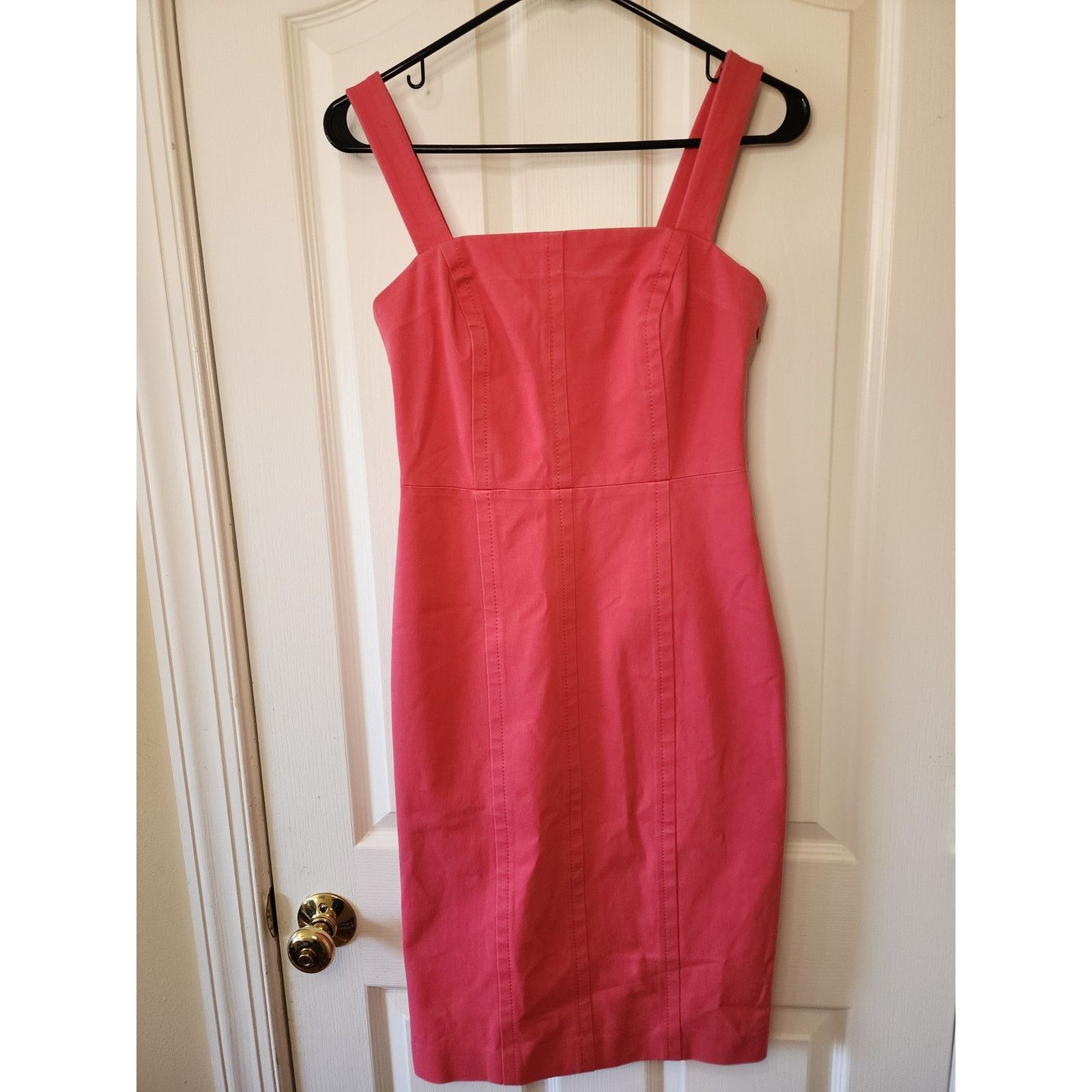 Banana Republic Banana Republic Pink Stretch Sheath Dress 2P Barbiecore Size XS / US 0-2 / IT 36-38 - 1 Thumbnail