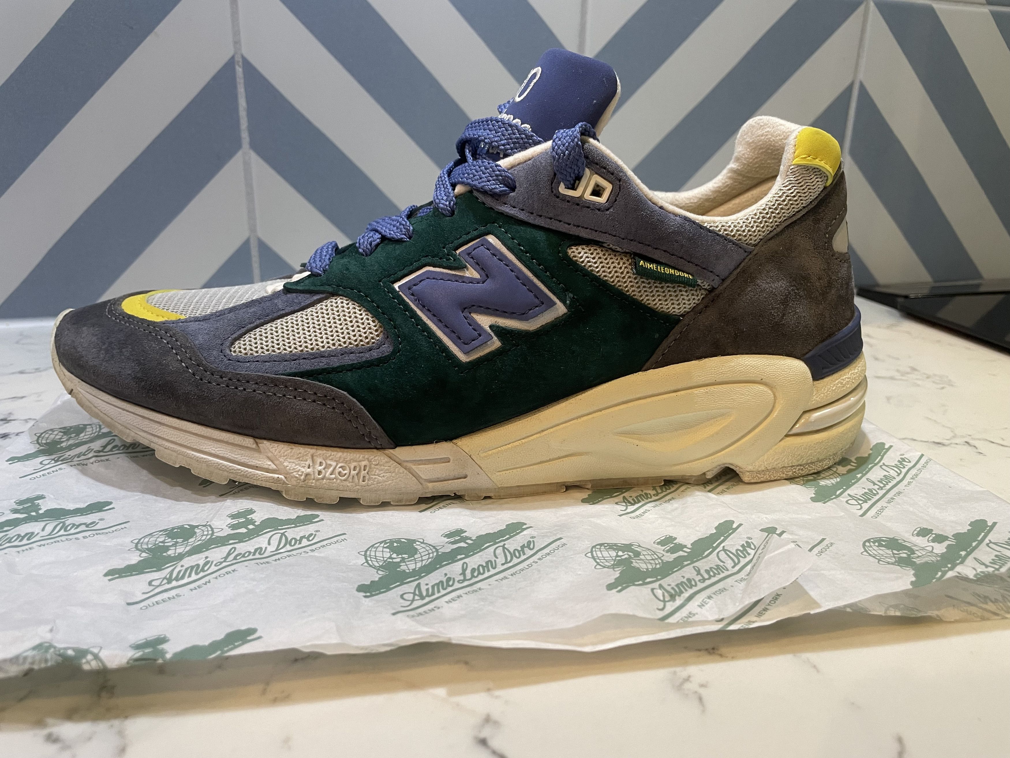 Aime Leon Dore × New Balance Aime Leon Dore 990v2 Made in USA Size US 9.5 / EU 42-43 - 2 Thumbnail