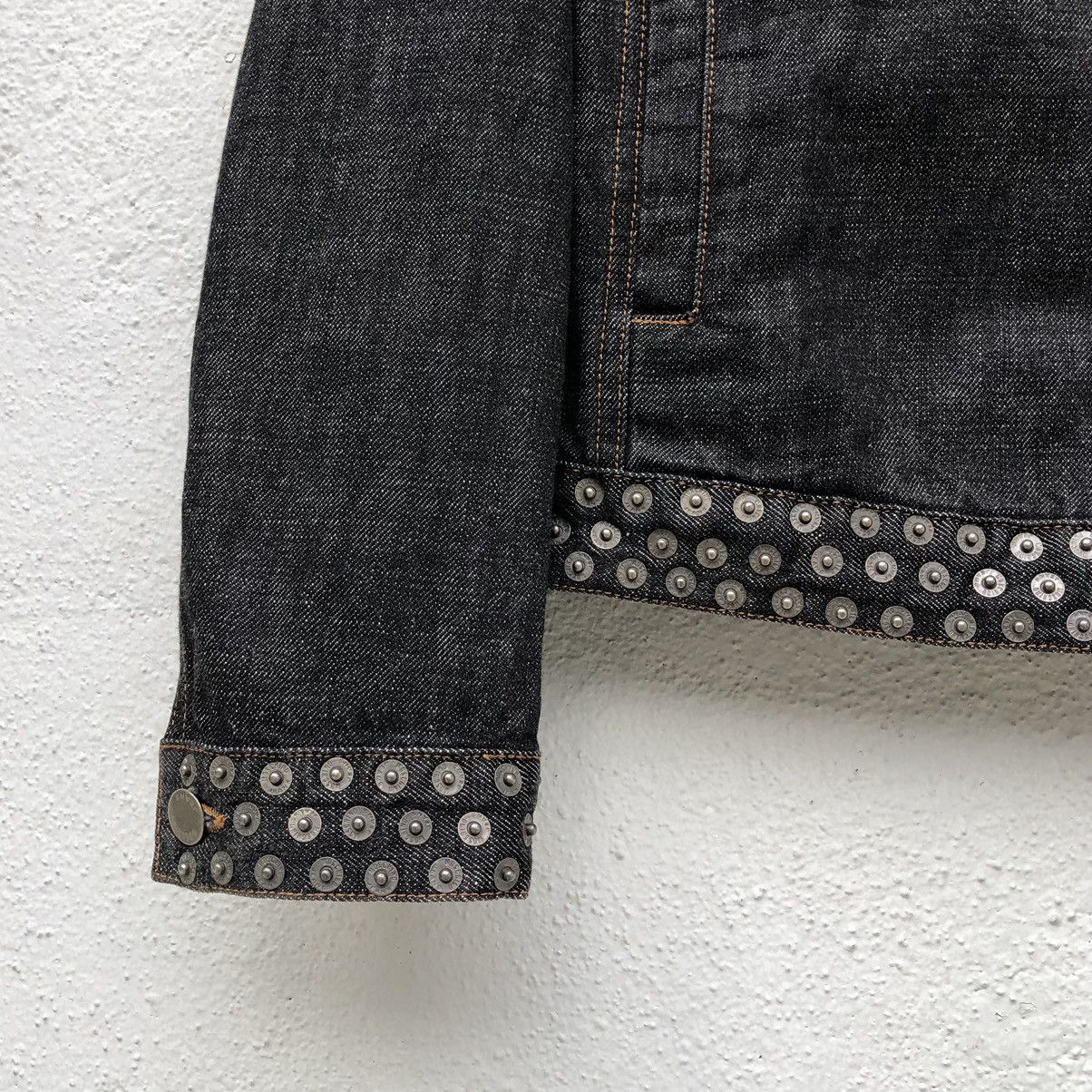 Moschino Moschino Peace Sign Metal Studs Denim Jacket Size US M / EU 48-50 / 2 - 11 Thumbnail