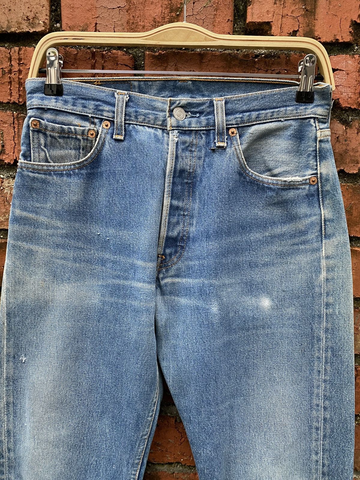 Levi's × Levi's Vintage Clothing × Vintage W29x28 Vintage levi's 501xx made in MEXICO Size US 29 - 6 Thumbnail