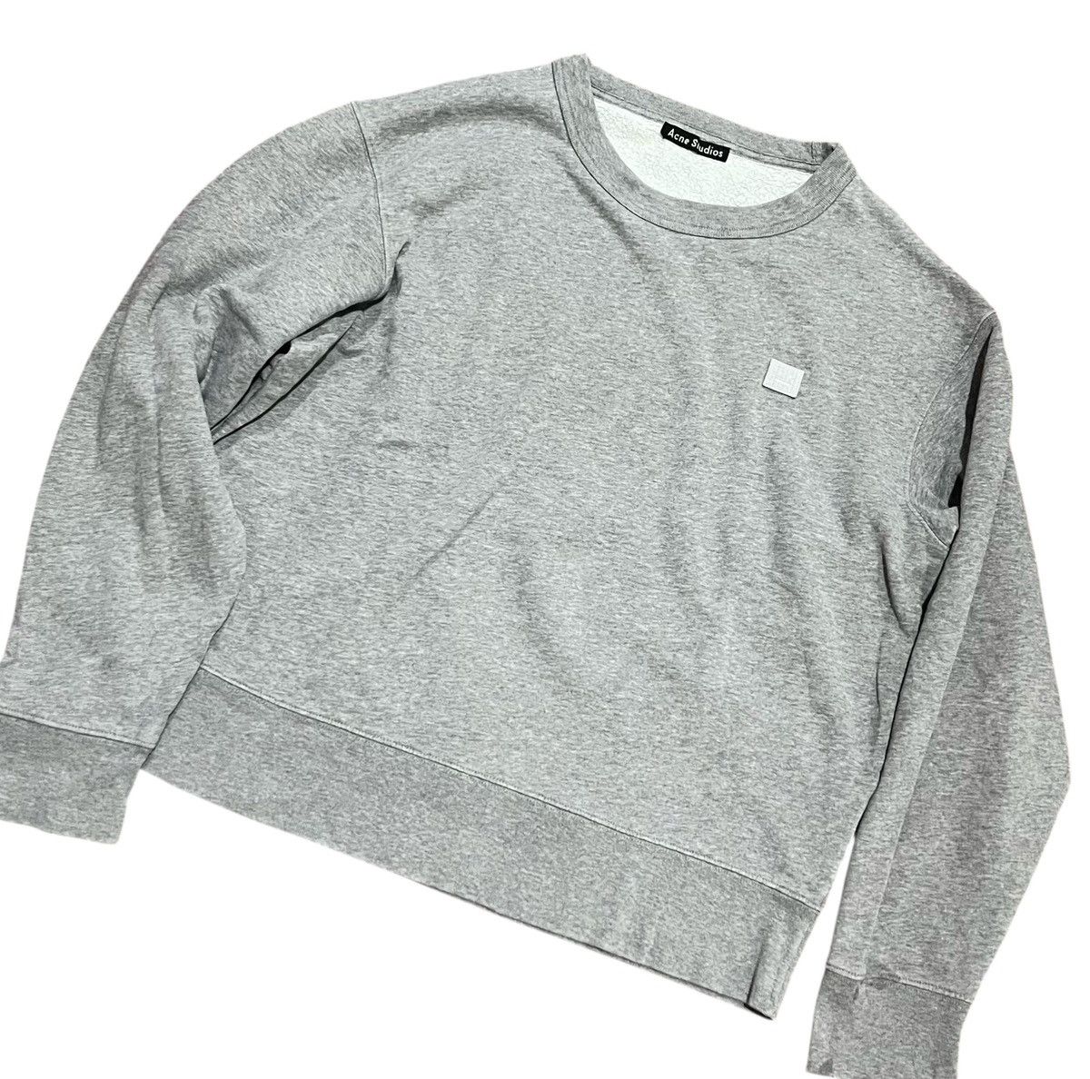 Acne Studios Acne studios face boxy grey sweatshirt Size US L / EU 52-54 / 3 - 3 Thumbnail