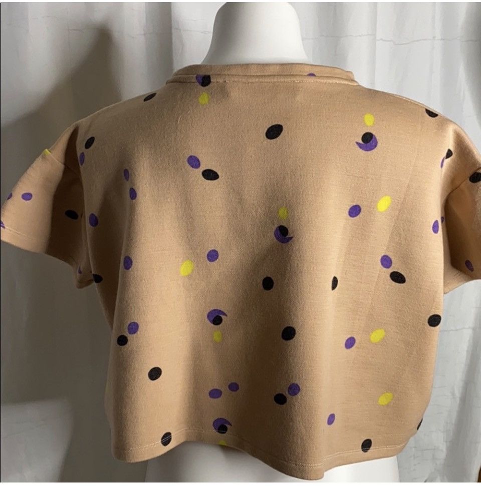 Marni Marni Wool Top Peach with Polka Dots Size M / US 6-8 / IT 42-44 - 2 Thumbnail