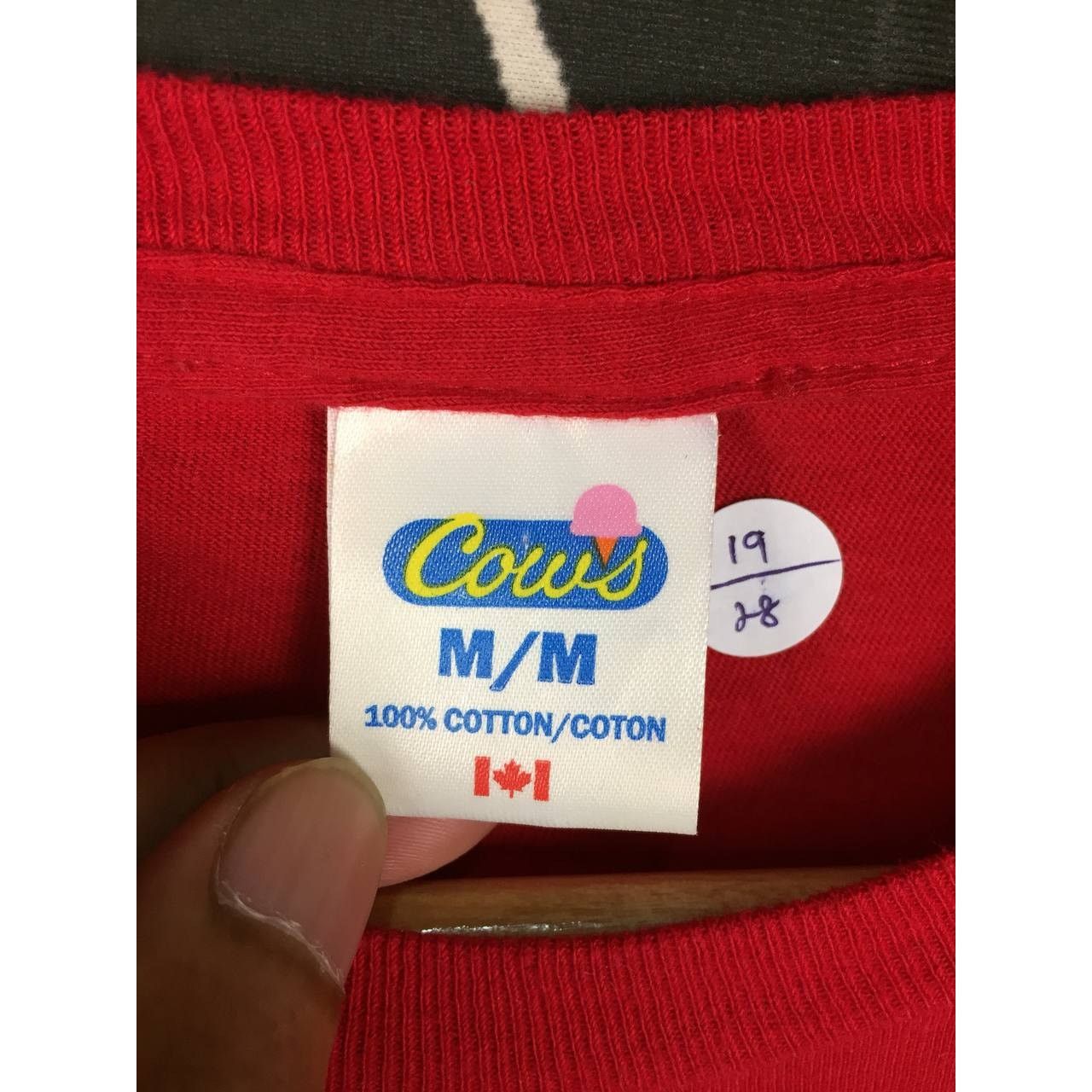 Vintage Vtg Cows Creamery Ice Cream Hockey Team Moo Promo Tee Size US M / EU 48-50 / 2 - 7 Thumbnail