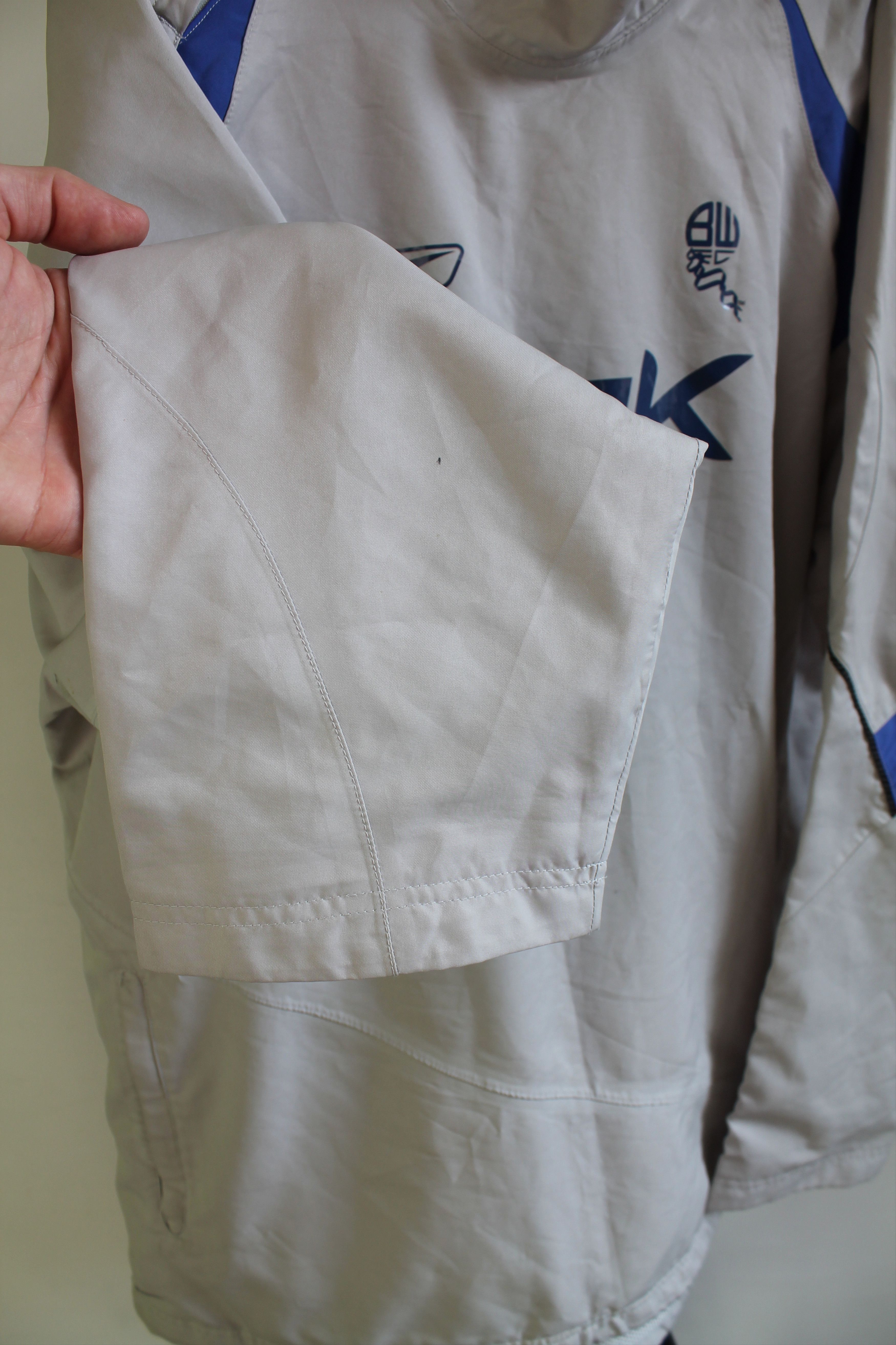 Reebok × Vintage Vintage Reebok Bolton Wanderers Training Top Jacket - Grey Size US XXL / EU 58 / 5 - 4 Thumbnail
