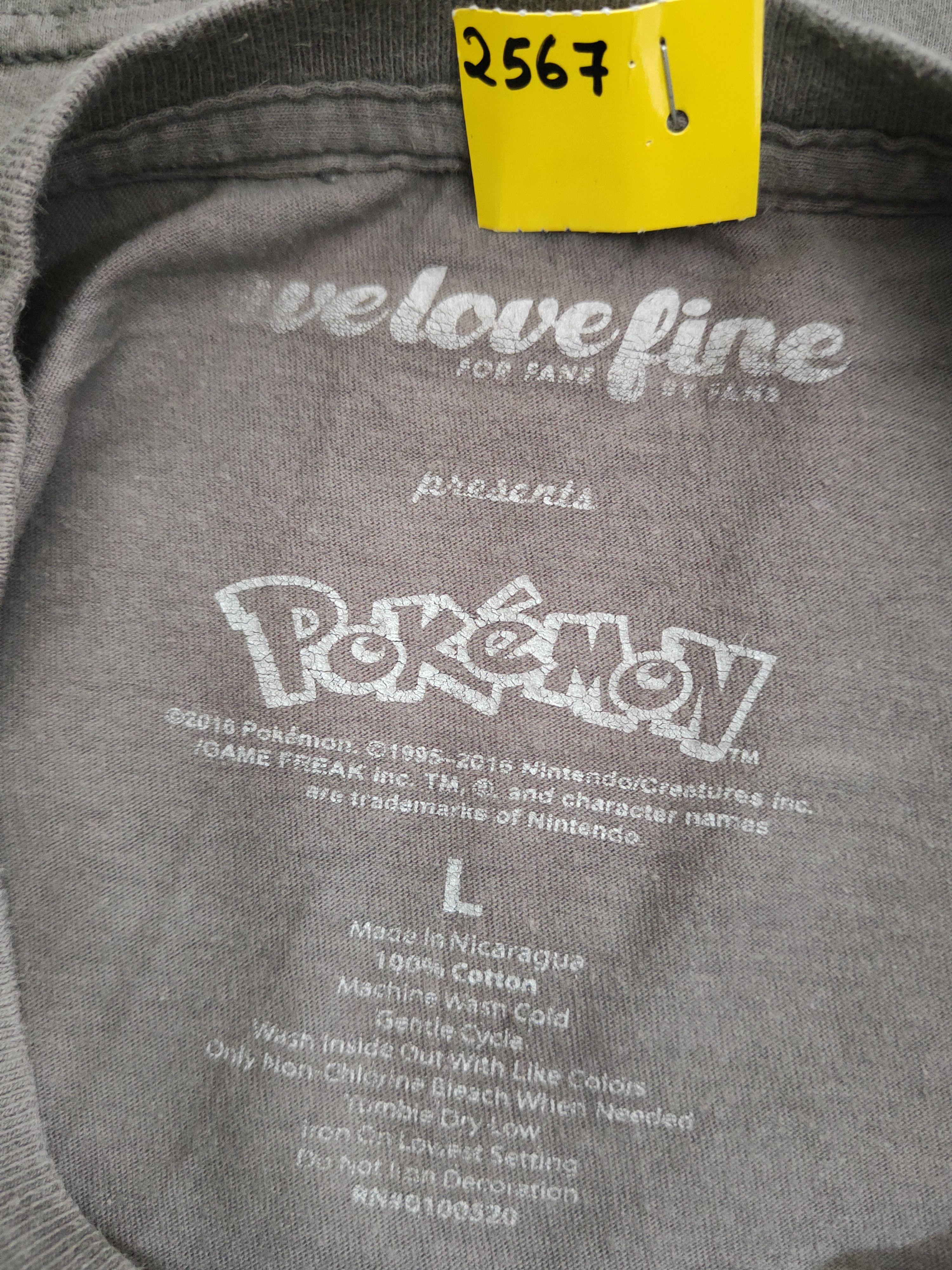 Pokemon DL Pokemon Gray Darkrai Short Sleeve T-shirt #2567 Size US L / EU 52-54 / 3 - 11 Thumbnail