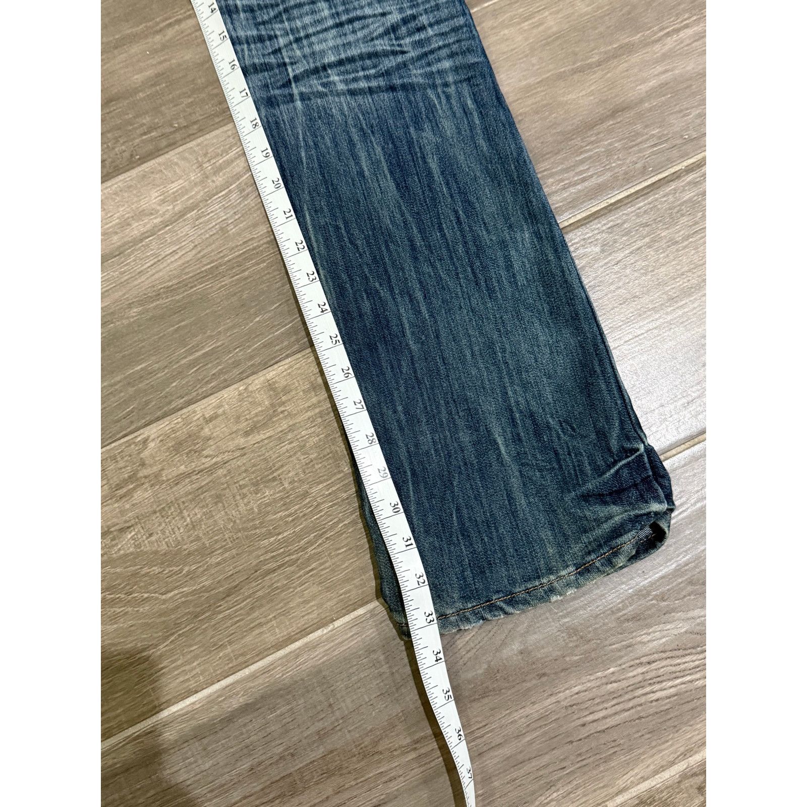 Almost Famous Vintage Y2k Women's ALMOST FAMOUS Flared Low-rise Jeans 7 Size 30" / US 8 / IT 44 - 6 Thumbnail