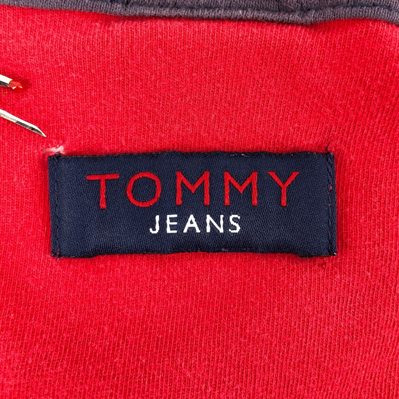 Tommy Hilfiger × Vintage 90s Tommy Hilfiger Tommy Jeans v neck tshirt Size US M / EU 48-50 / 2 - 6 Thumbnail