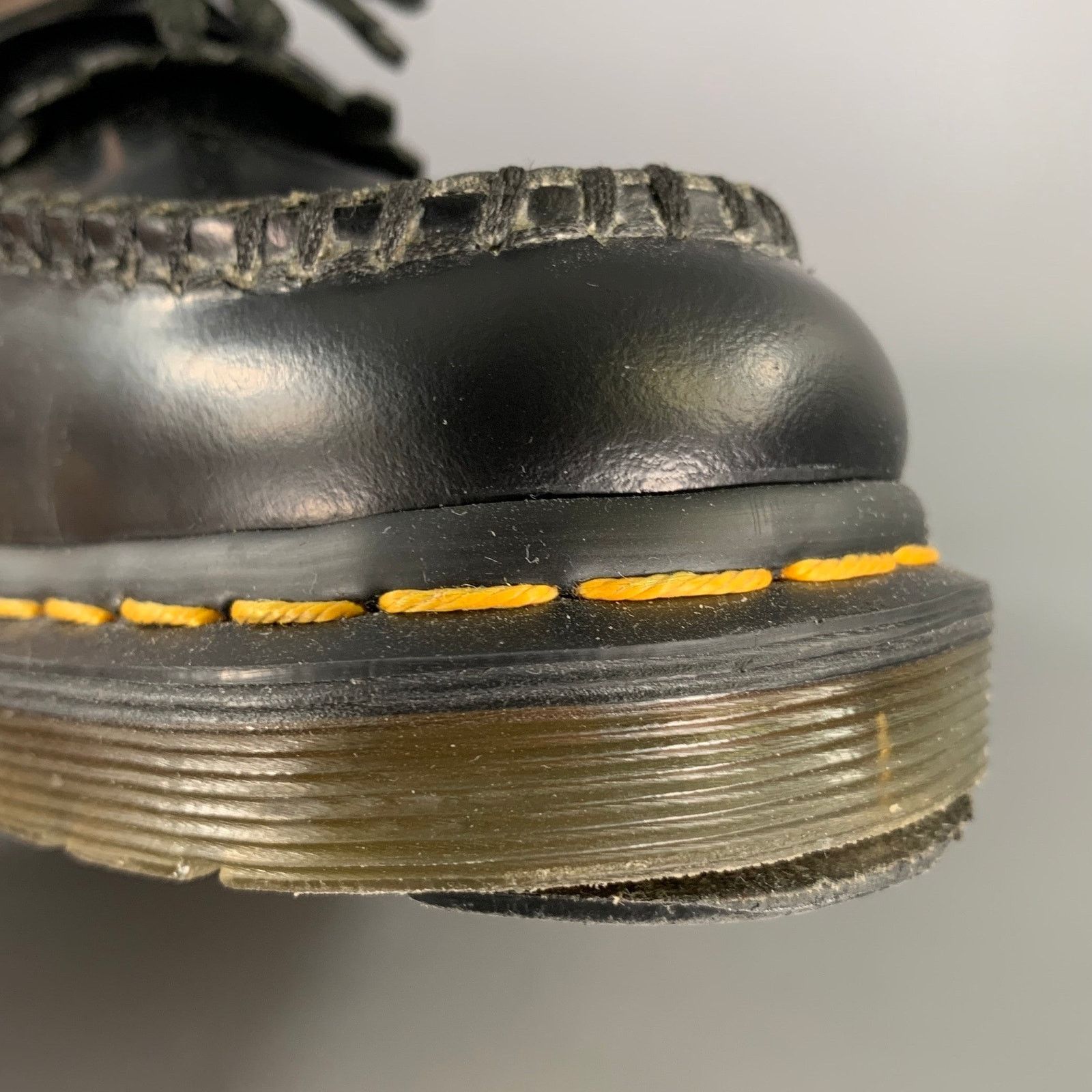 Dr. Martens DR. MARTENS Size 9 Black Leather Eyelash & Tassel Loafers Size US 9 / EU 42 - 7 Thumbnail