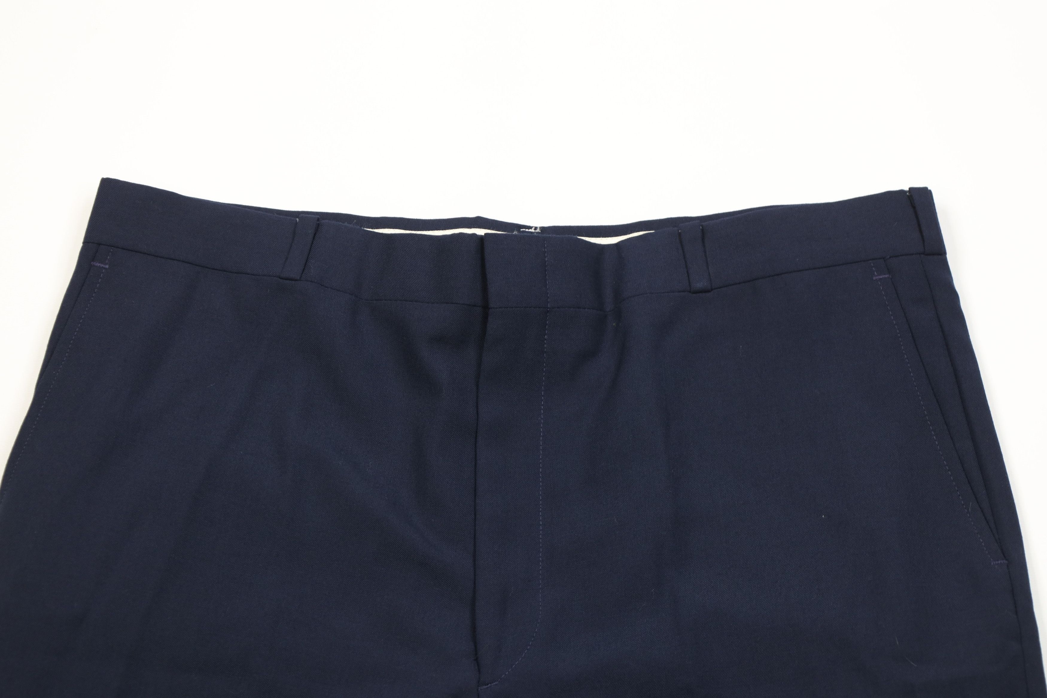 Vintage Vintage 70s Streetwear Wool Knit Wide Leg Chino Pants USA Size US 36 / EU 52 - 2 Thumbnail