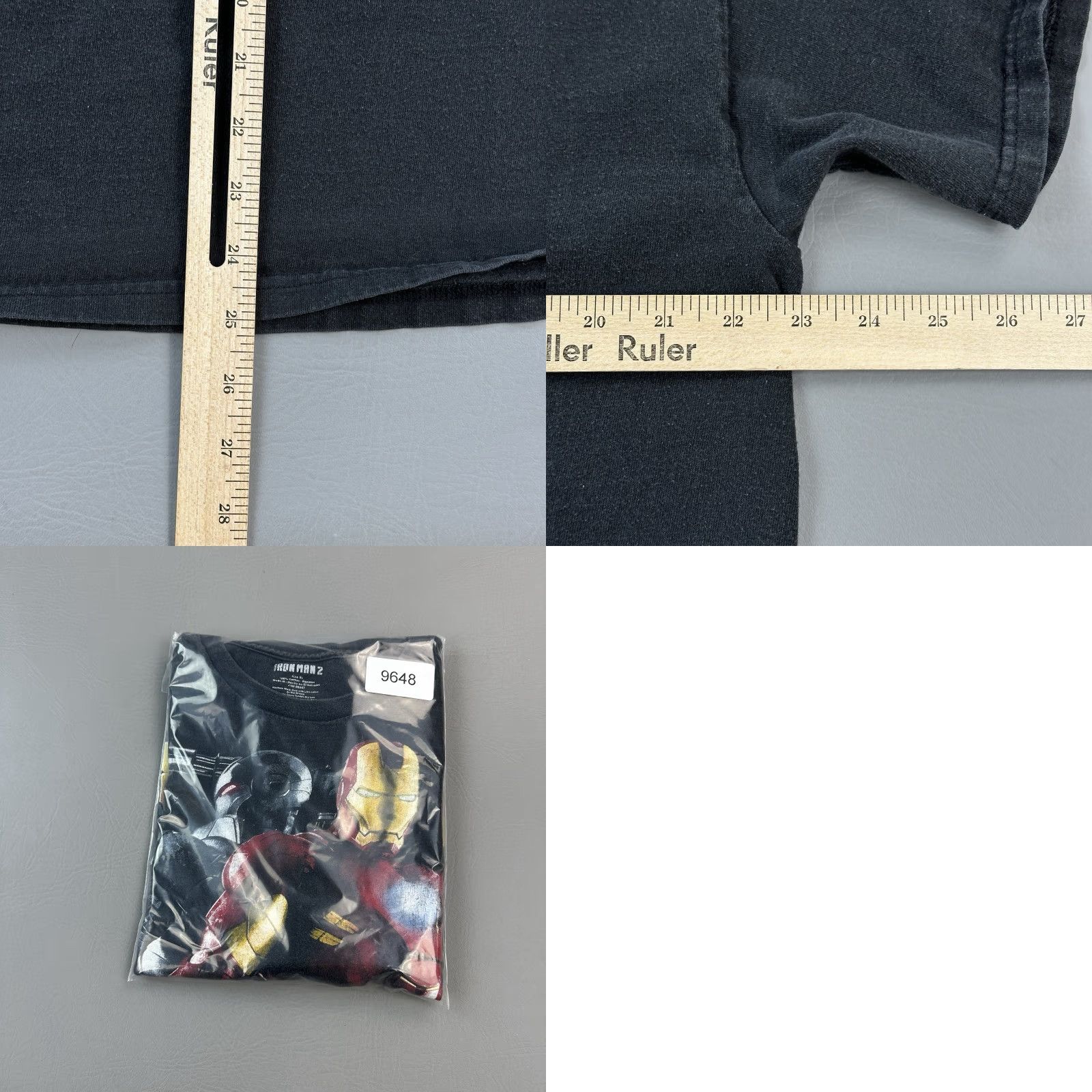 Vintage VINTAGE Iron Man 2 Shirt Mens XL Black Marvel Comics Superhero Movie Tee Promo Y2K Size US XL / EU 56 / 4 - 8 Thumbnail