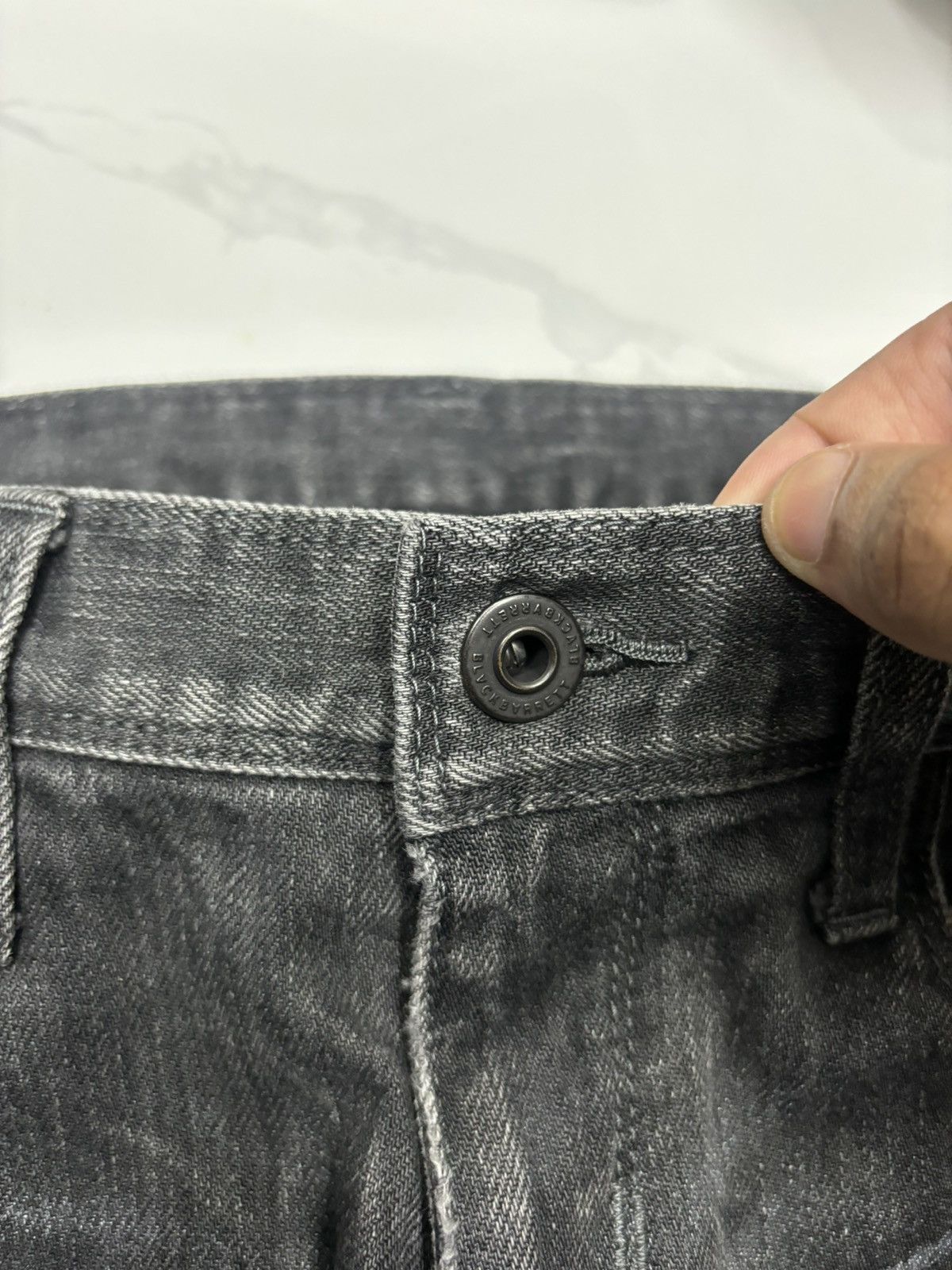 Neil Barrett SS2014🔥BLACK BARRETT WHISKERS DENIM BY NEIL BARRETT JEANS Size US 30 / EU 46 - 8 Thumbnail