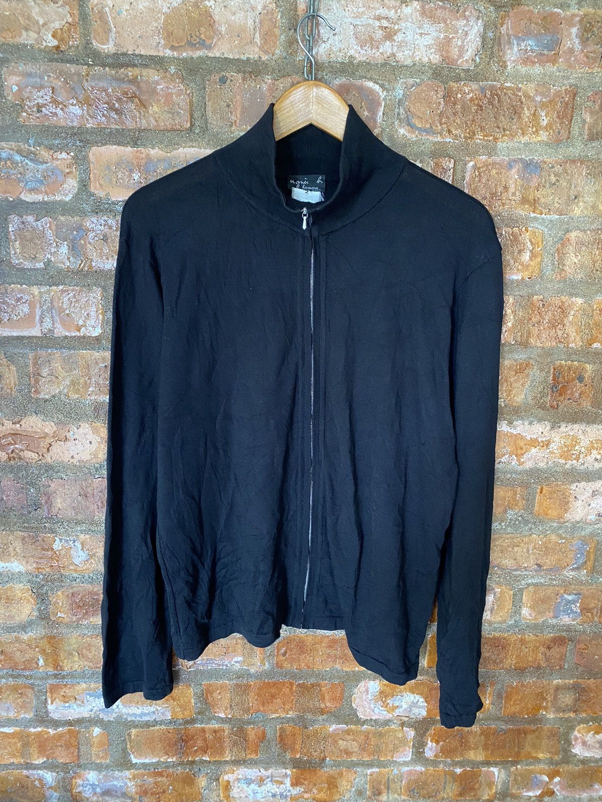 1990s Agnes B. Homme RIRI zipper wool zipper jacket