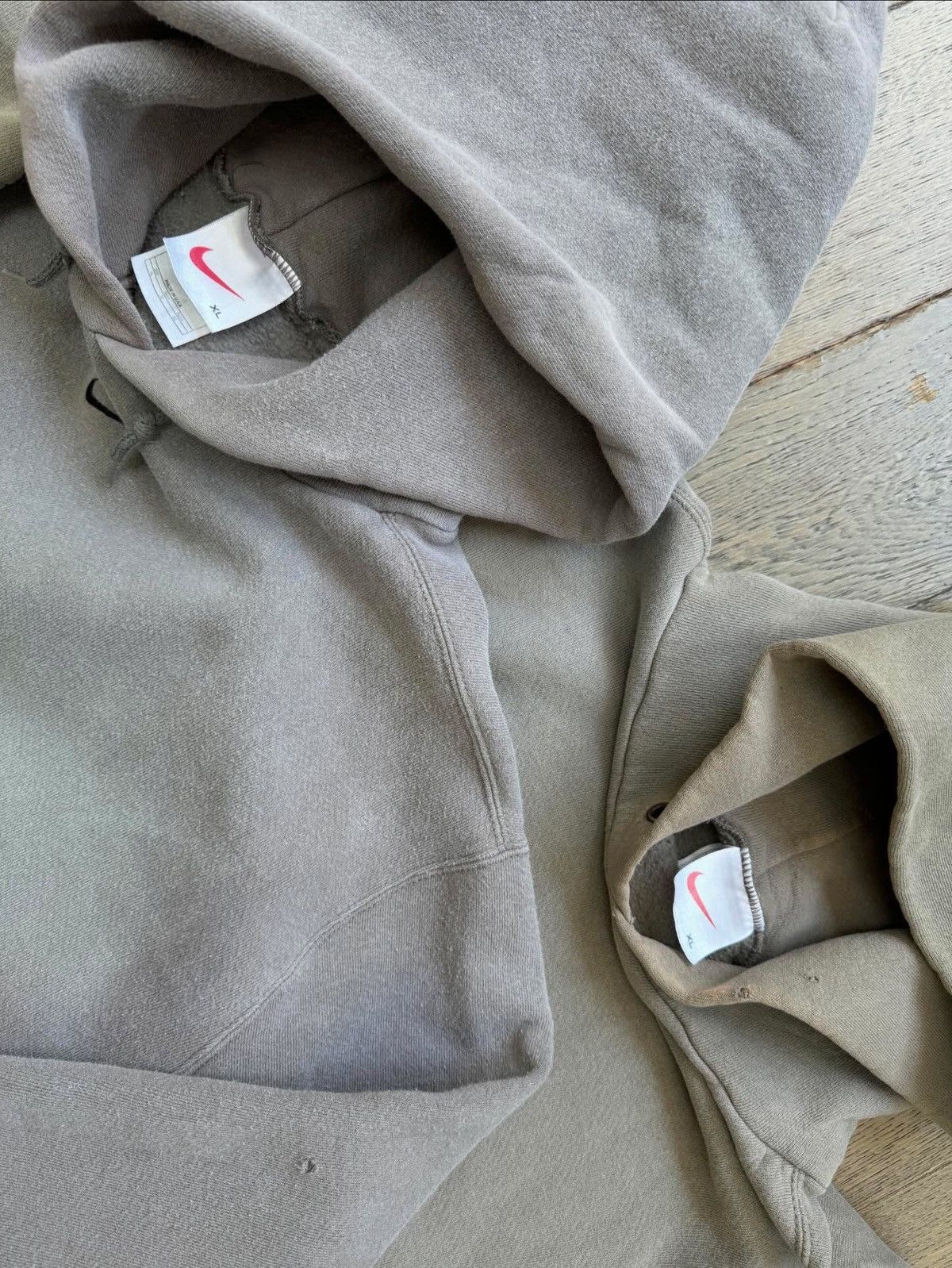 Nike 90’s Nike Center Swoosh Hoodie - Grey Size US XL / EU 56 / 4 - 11 Thumbnail