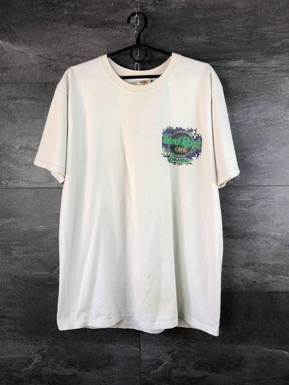 Hard Rock Cafe Vintage 90s Hard Rock Cafe Orlando Printed Logo USA Size US L / EU 52-54 / 3 - 2 Thumbnail