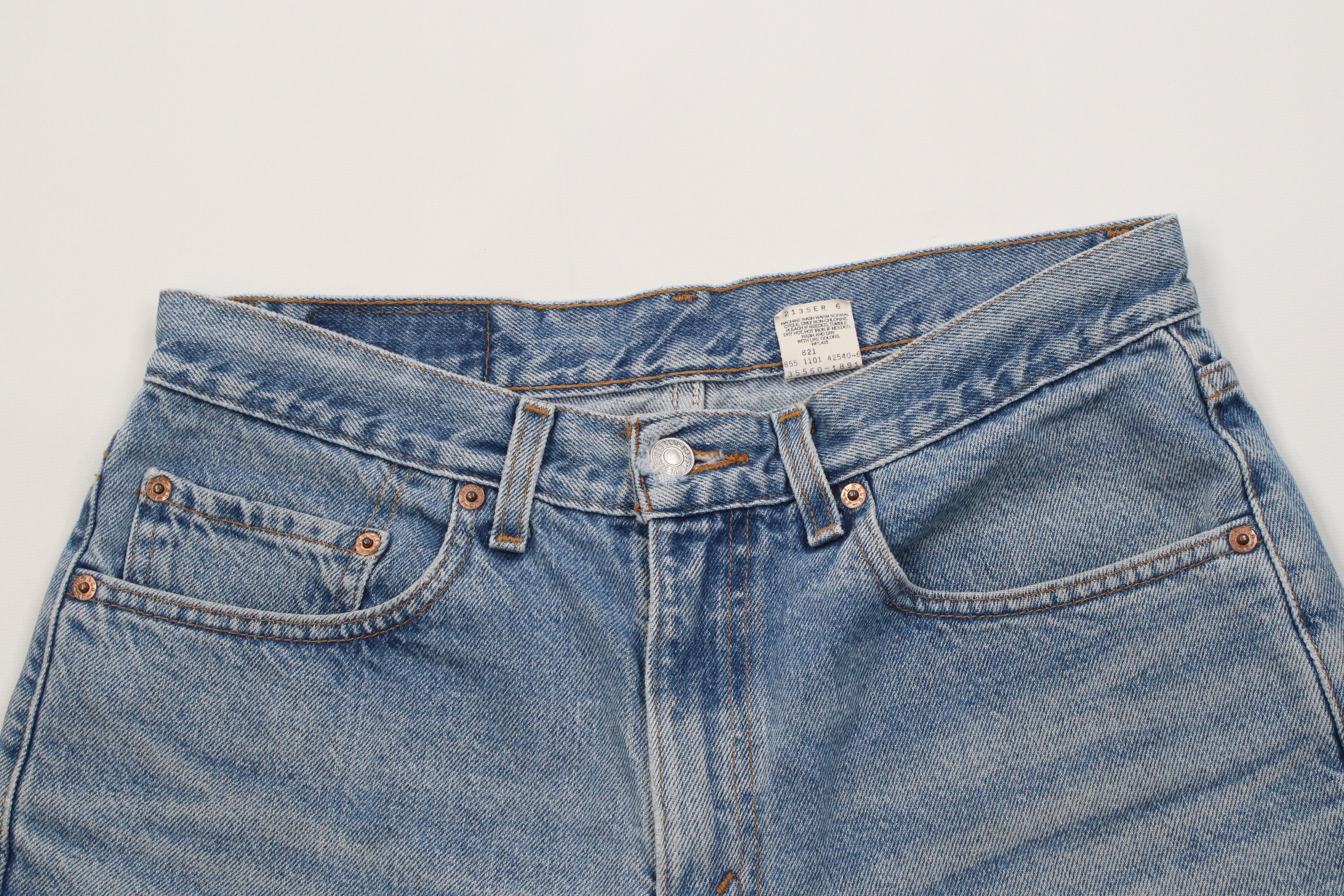 Levi's Vintage Y2K 2001 Levis 550 Fit Denim Jean Shorts Jorts Size US 32 / EU 48 - 2 Thumbnail