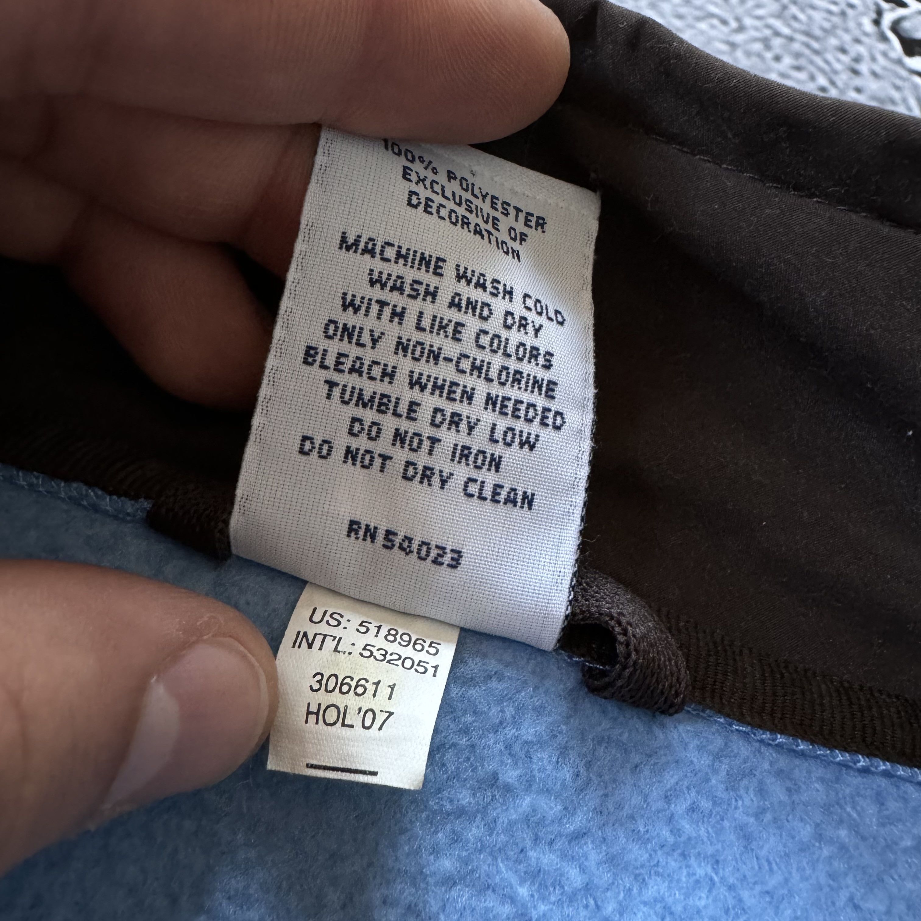 Gap VINTAGE GAP FLEECE BLUE SWEATSHIRT OUTDOOR Y2K Size US XL / EU 56 / 4 - 7 Thumbnail