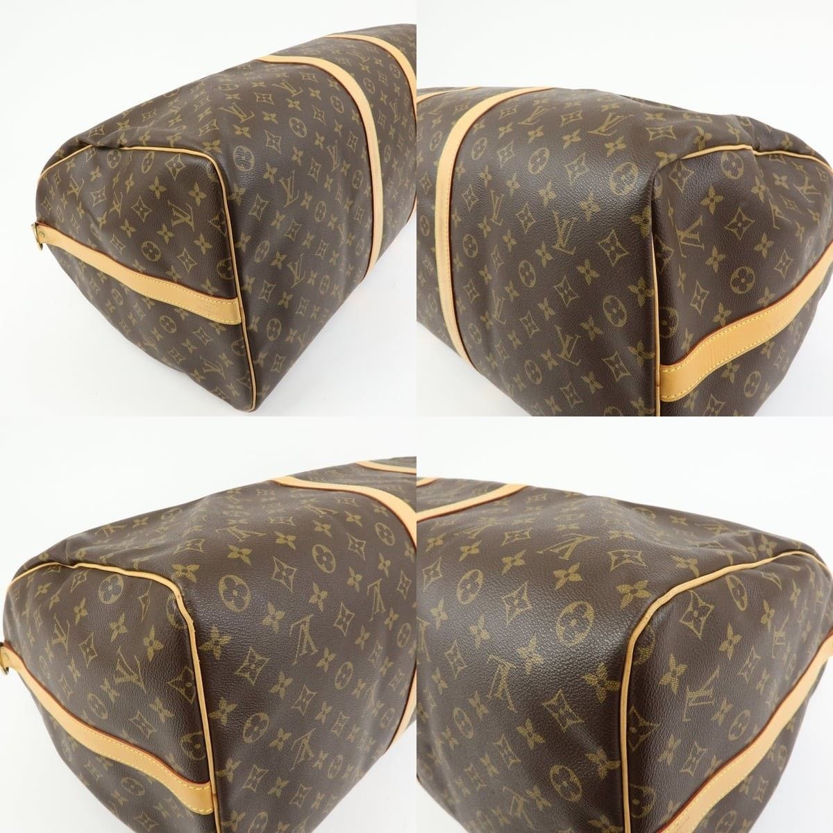 Louis Vuitton Louis Vuitton Monogram Keepall Bandouliere 60 Duffle Bag Size ONE SIZE - 5 Thumbnail