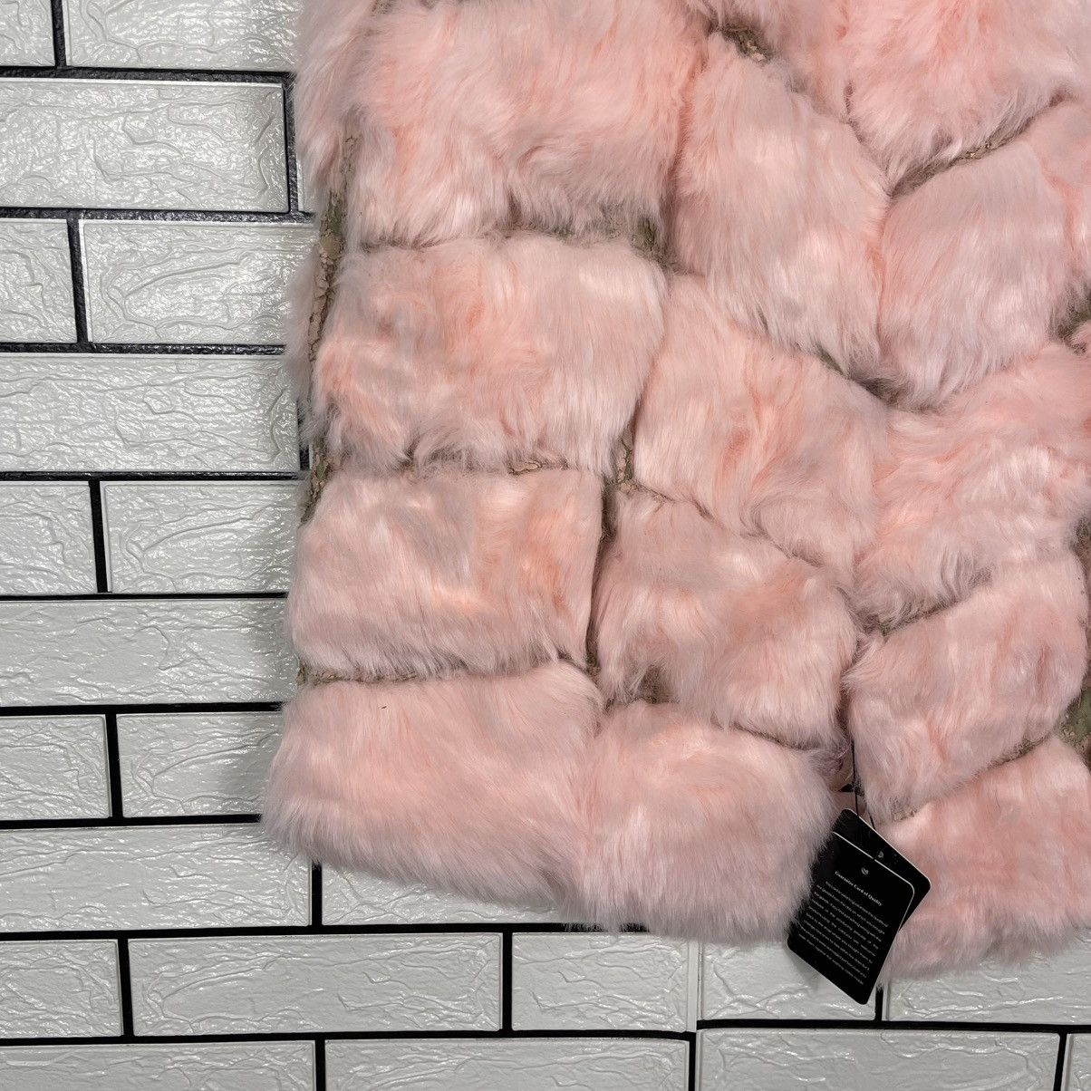 Japanese Brand Japanese Brand BOPT Pink Faux Fur Vest Size XXL / US 16-18 / IT 52-54 - 3 Thumbnail