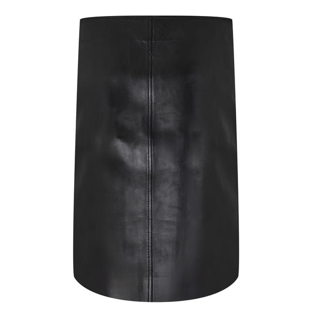 Bottega Veneta Bottega Veneta Bv Leather Wrap Skrt in Black Size 38" / US 16 / IT 52 - 2 Thumbnail