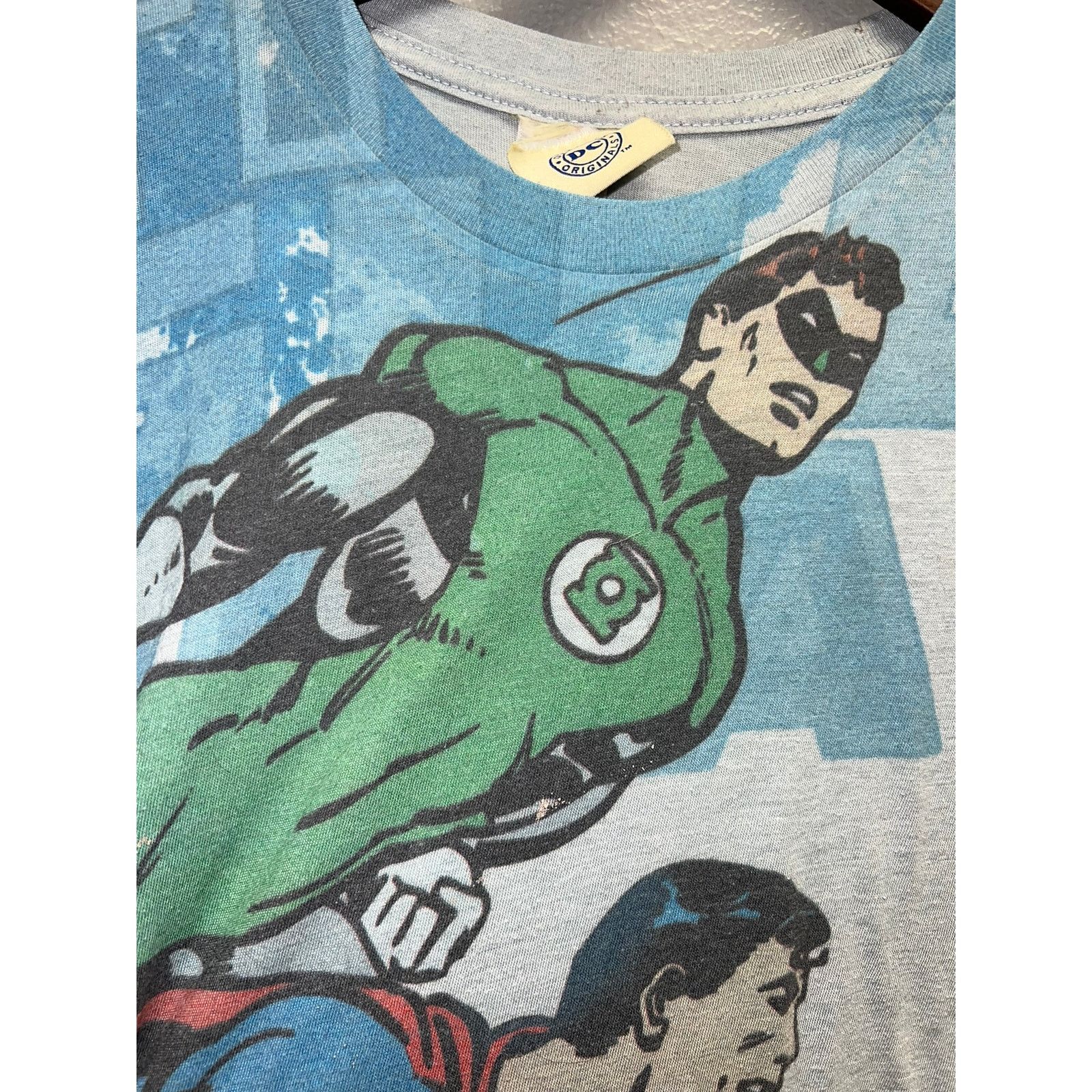 DC Comics Vintage DC Comics Shirt Polyester Superhero Batman Flash M Size US M / EU 48-50 / 2 - 4 Thumbnail