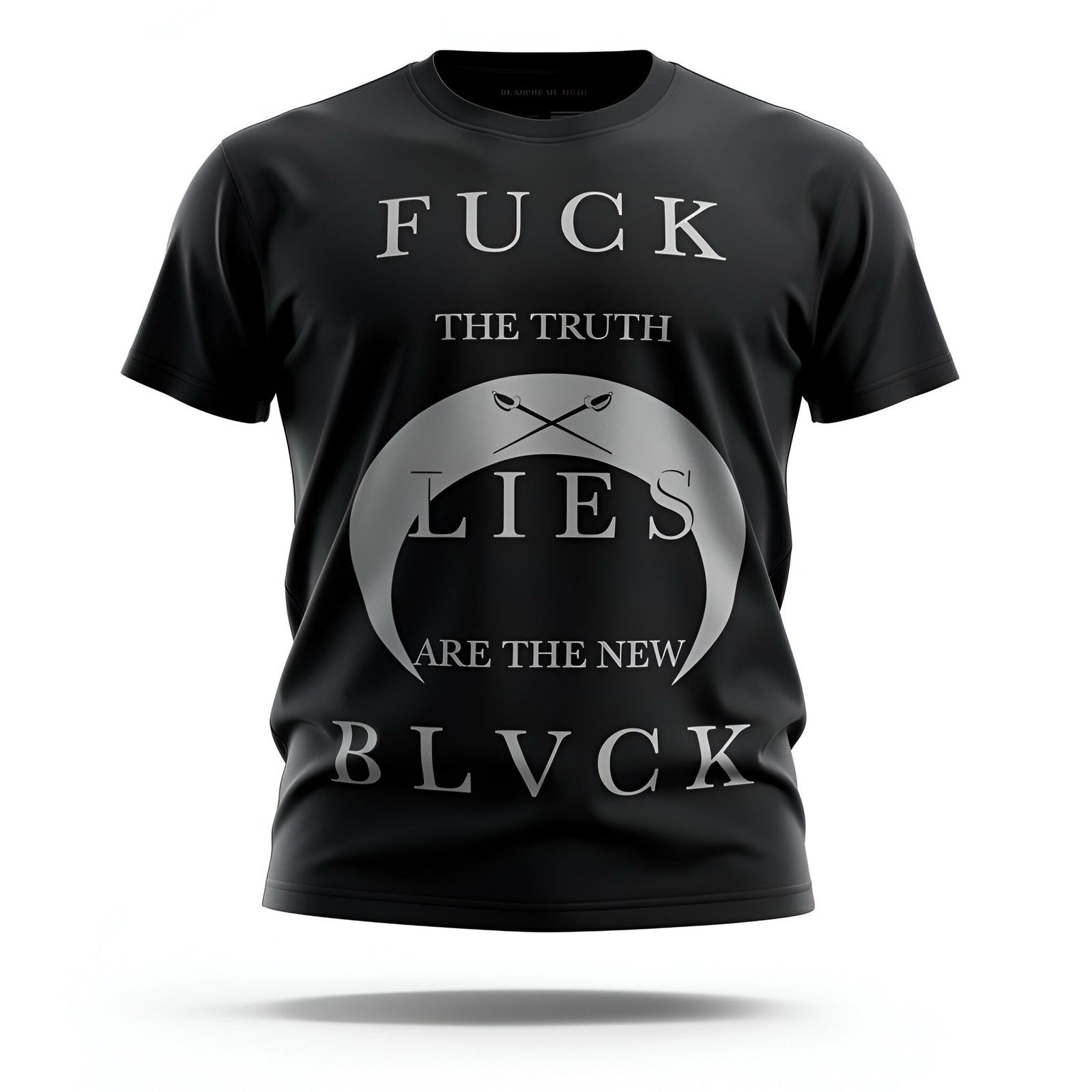 Black Scale Black Scale "Lies Are The New Black" Graphic T-Shirt - L Size US L / EU 52-54 / 3 - 1 Thumbnail