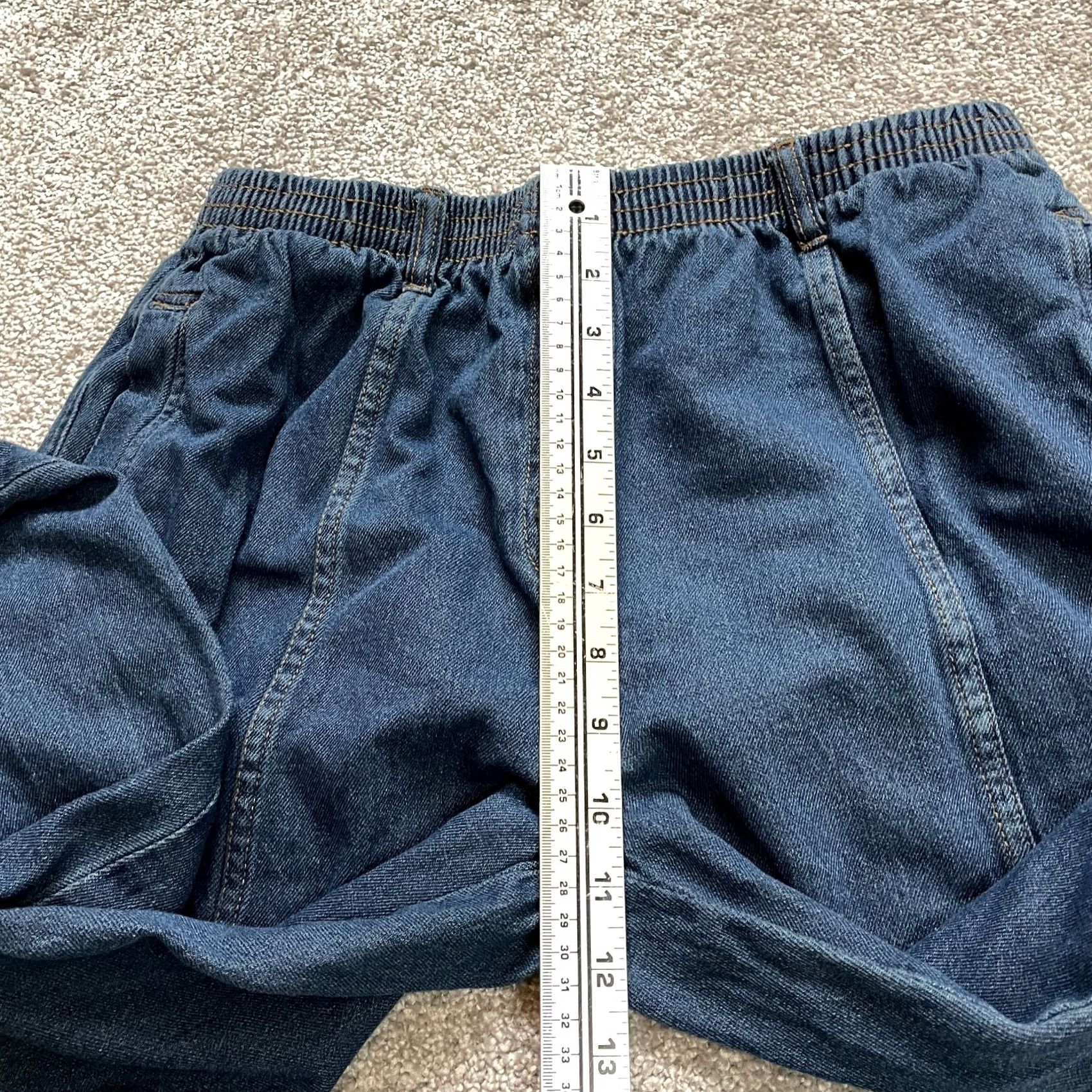 Vintage Roman's Jeans Pants Womens Plus 14WP Dark Wash Classic Fit 30x27 Denim Size 30" / US 8 / IT 44 - 4 Thumbnail