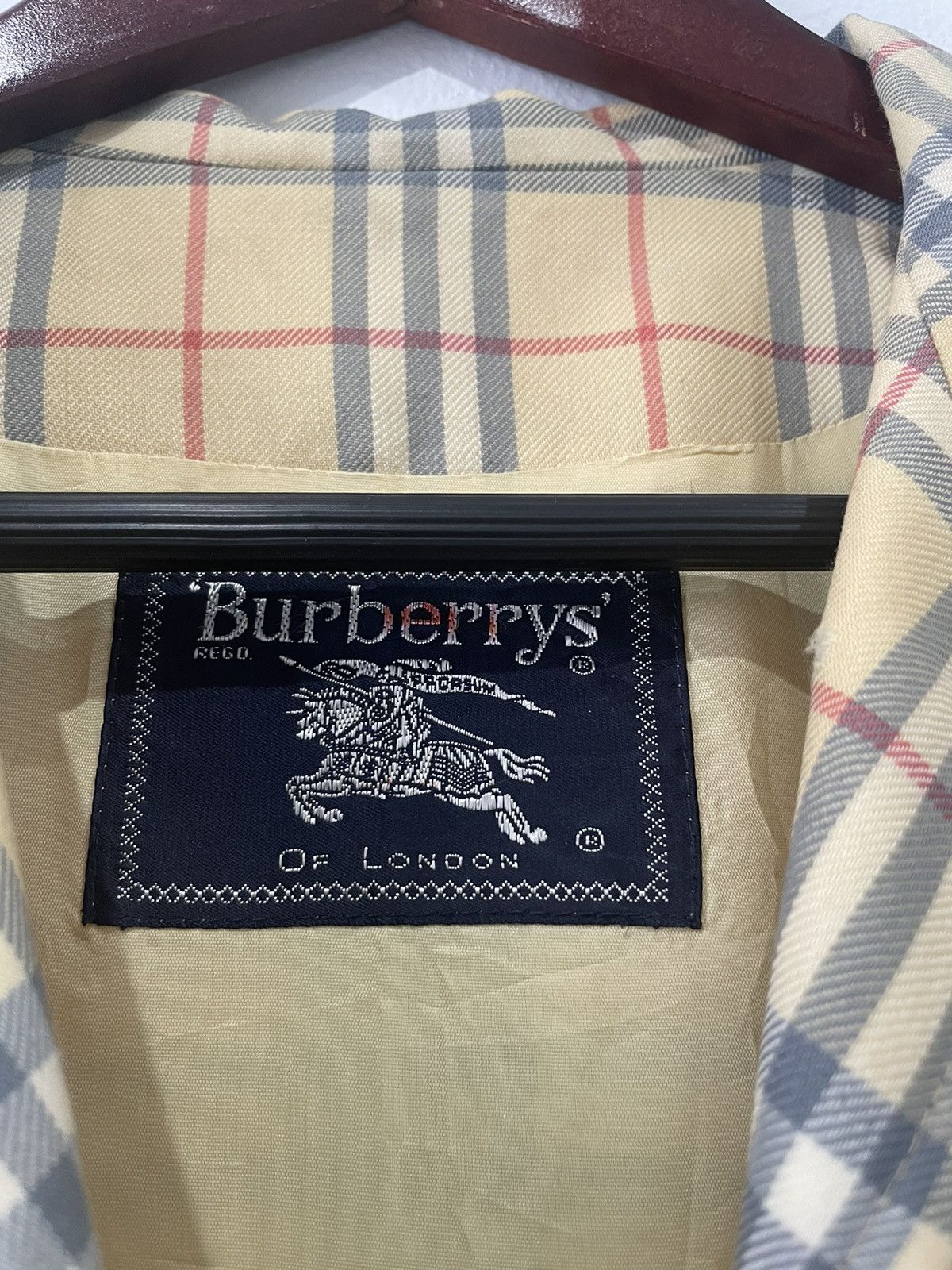 Burberry 🌞 vintage🚨 BURBERRY Check Light Jacket 🎩🤍 Size US M / EU 48-50 / 2 - 3 Thumbnail