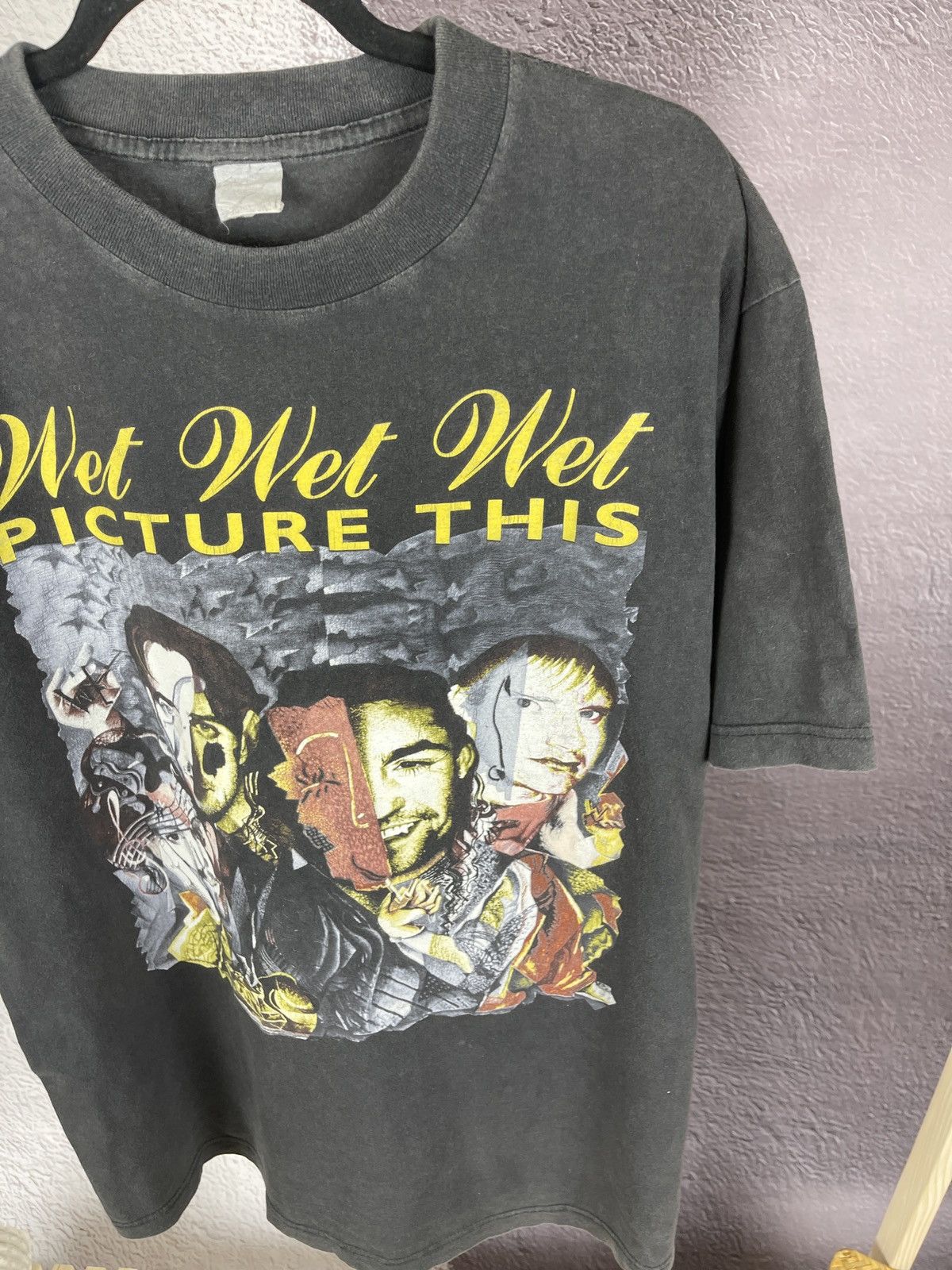 Band Tees Wet Wet Wet vintage 1995 Picture This at Christmas tour tee Size US L / EU 52-54 / 3 - 9 Thumbnail