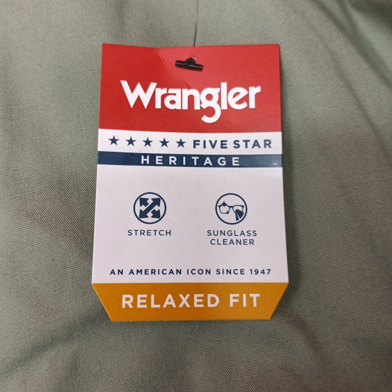 Wrangler Wrangler Men's Relaxed Fit Woven Button Shirt Size 2XL Green Size US XXL / EU 58 / 5 - 4 Thumbnail