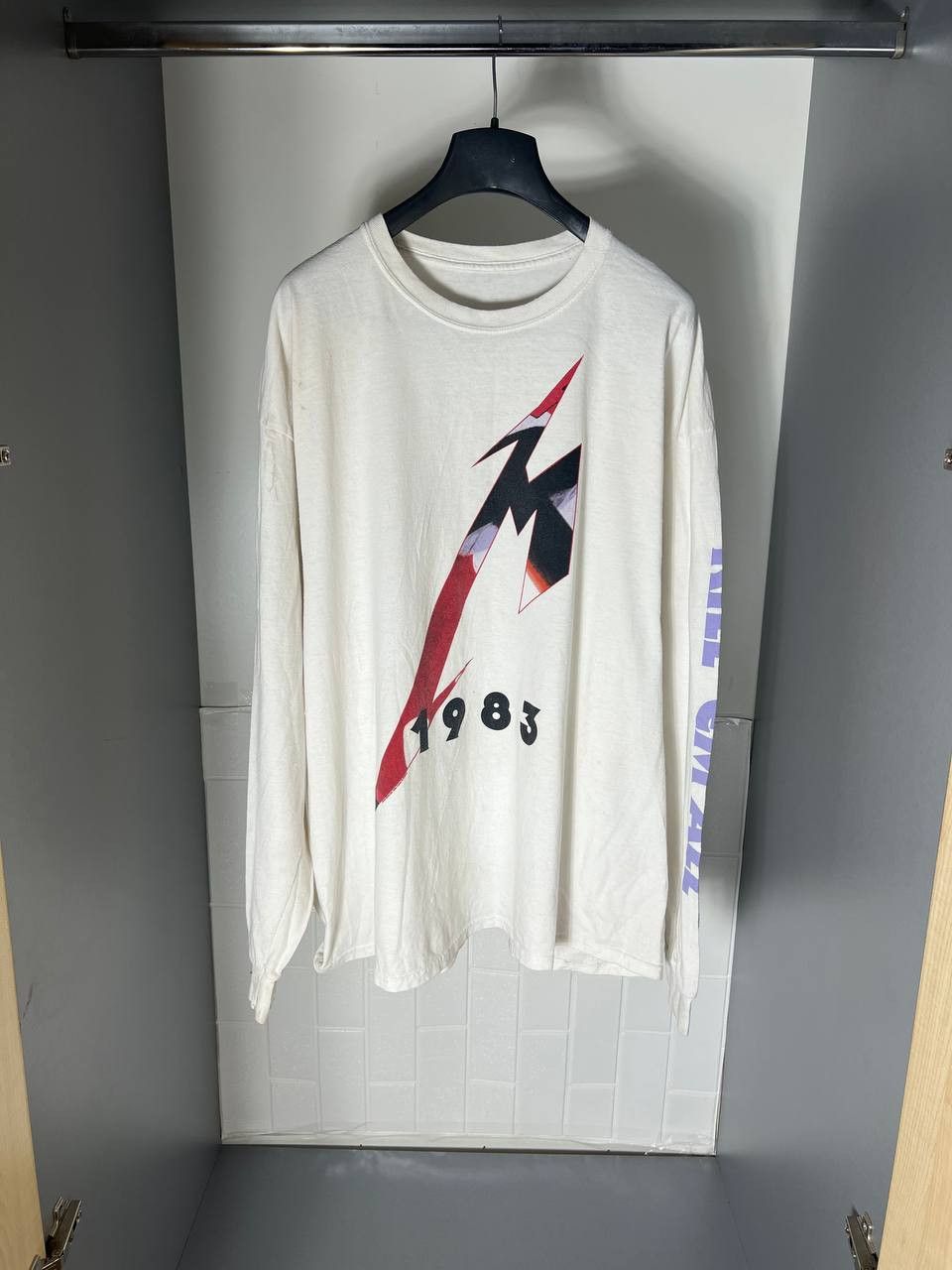 Band Tees VINTAGE METALLICA ROCK LONG SLEEVE METAL 1983 RETRO Y2K PUNK Size US XL / EU 56 / 4 - 1 Thumbnail