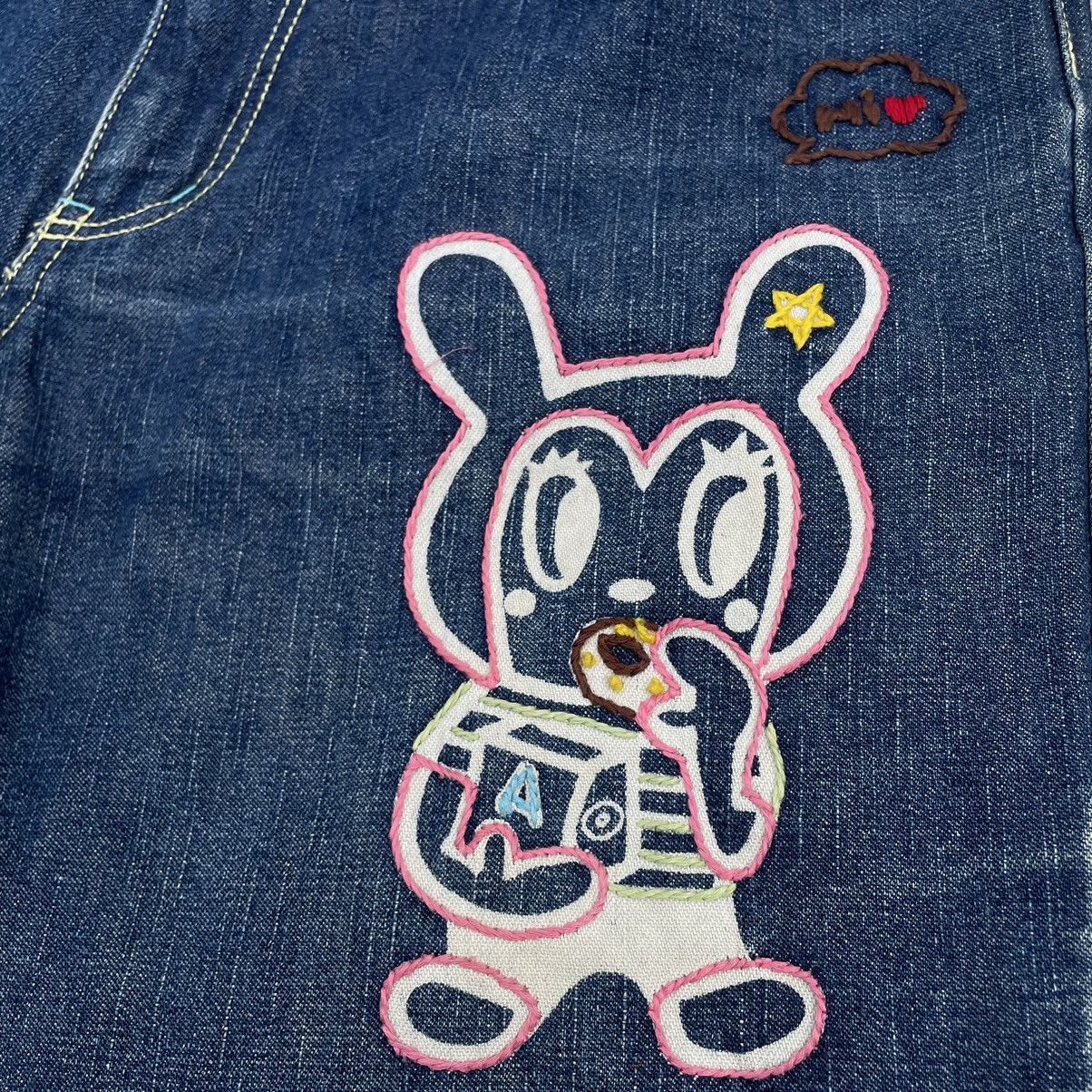 Angel Blue × Hysteric Glamour × Japanese Brand ANGEL BLUE CORDUROY POCKET PATCHWORK DENIM PANTS Size 28" / US 6 / IT 42 - 23 Thumbnail