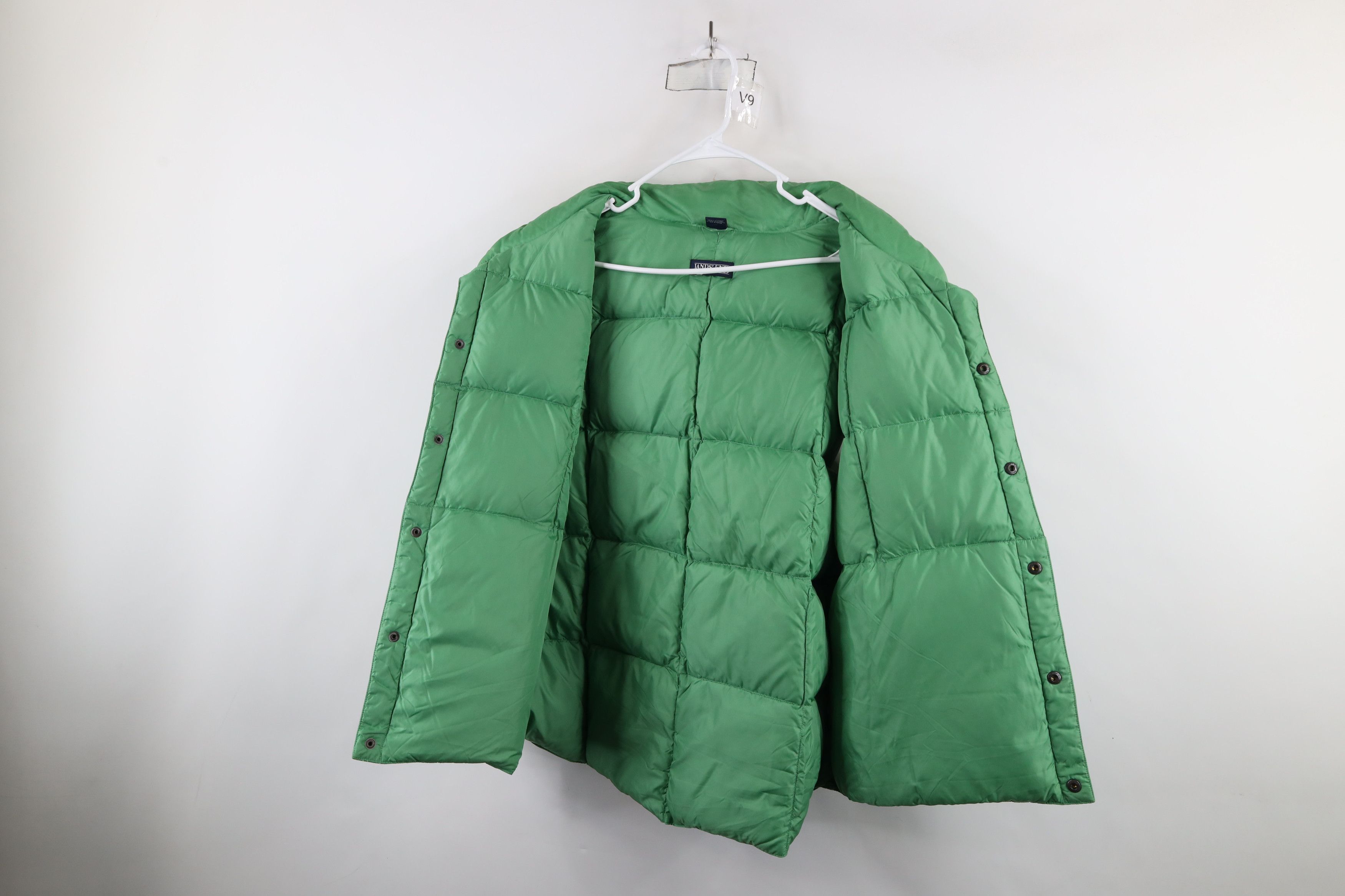 Lands' End × Vintage Vintage 90s Lands End Down Fill Puffer Vest Jacket Green Size US XL / EU 56 / 4 - 11 Thumbnail