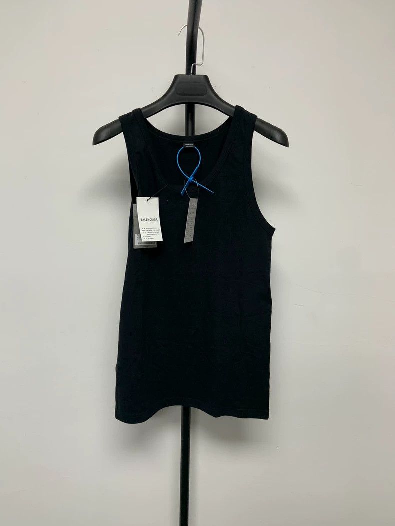 Balenciaga Balenciaga Solid color sleeveless round neck vest Size US XS / EU 42 / 0 - 1 Thumbnail