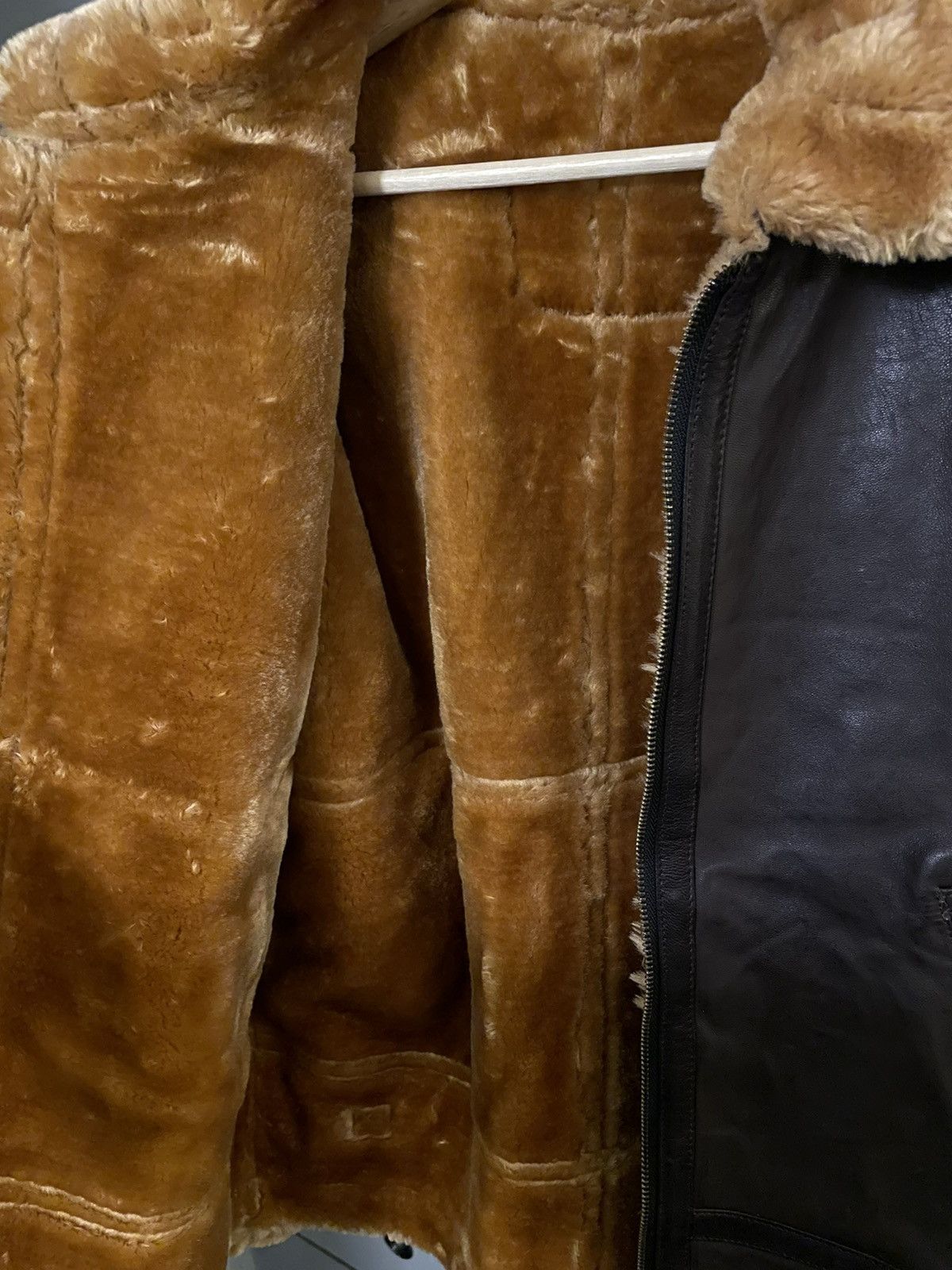 Vintage Vintage Leather Jacket - Shearling Jacket Size US S / EU 44-46 / 1 - 6 Thumbnail