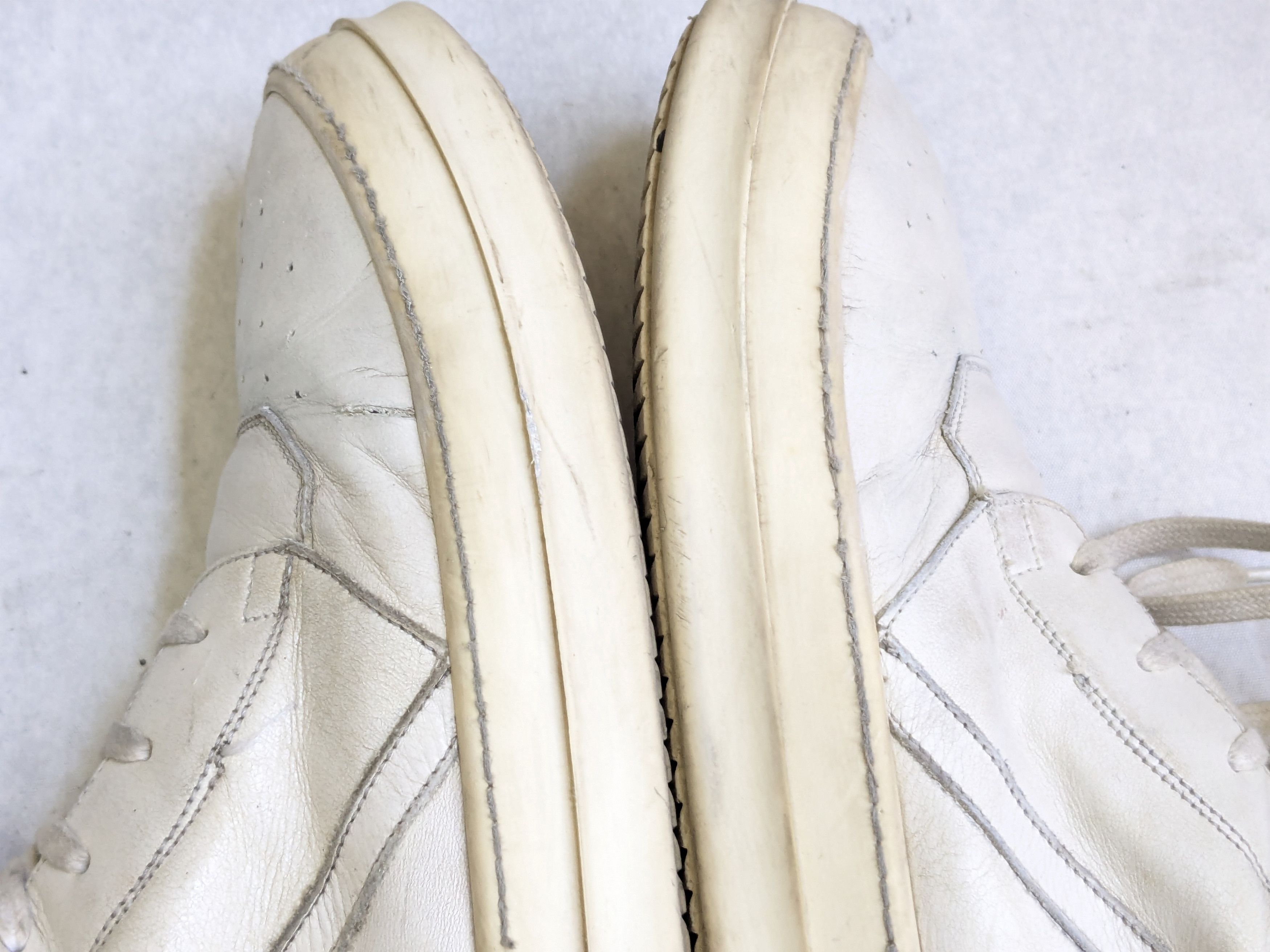 Rick Owens Rick Owens Geobaskets White 9 42 Leather High Tops Size US 9 / EU 42 - 12 Thumbnail